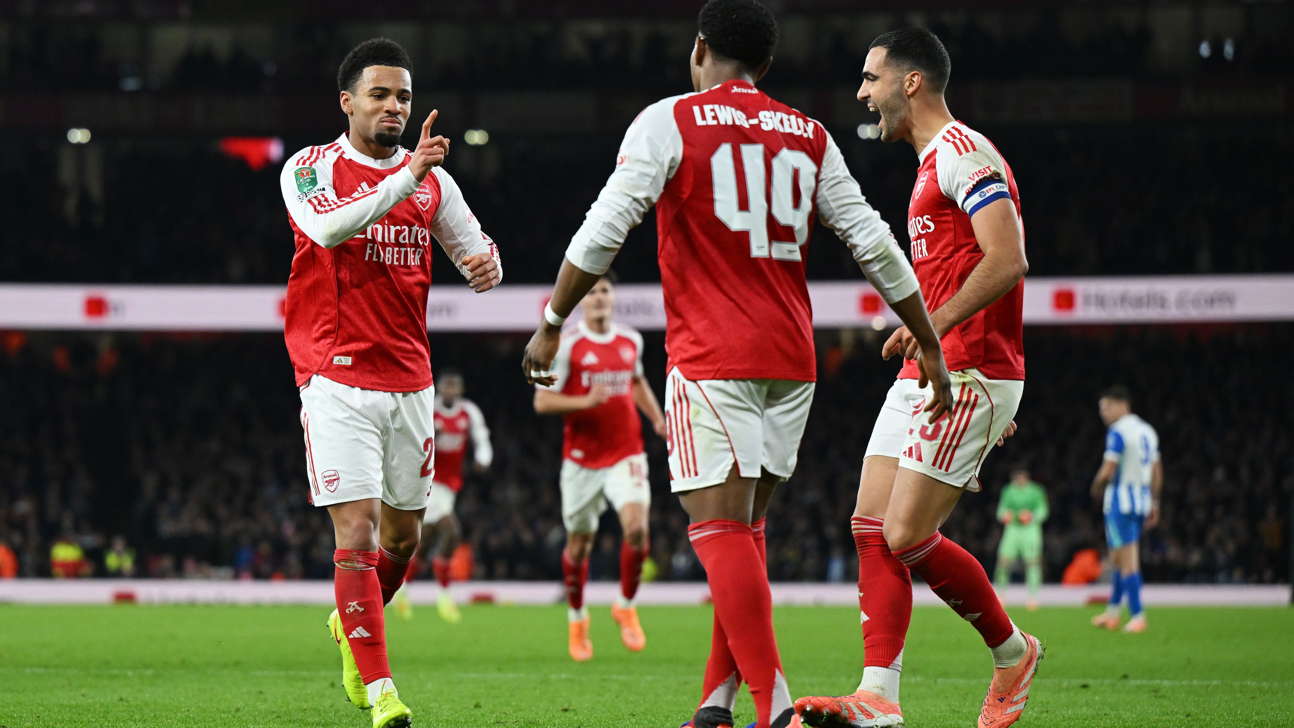 Arsenal v Brighton & Hove Albion - Carabao Cup Fourth Round