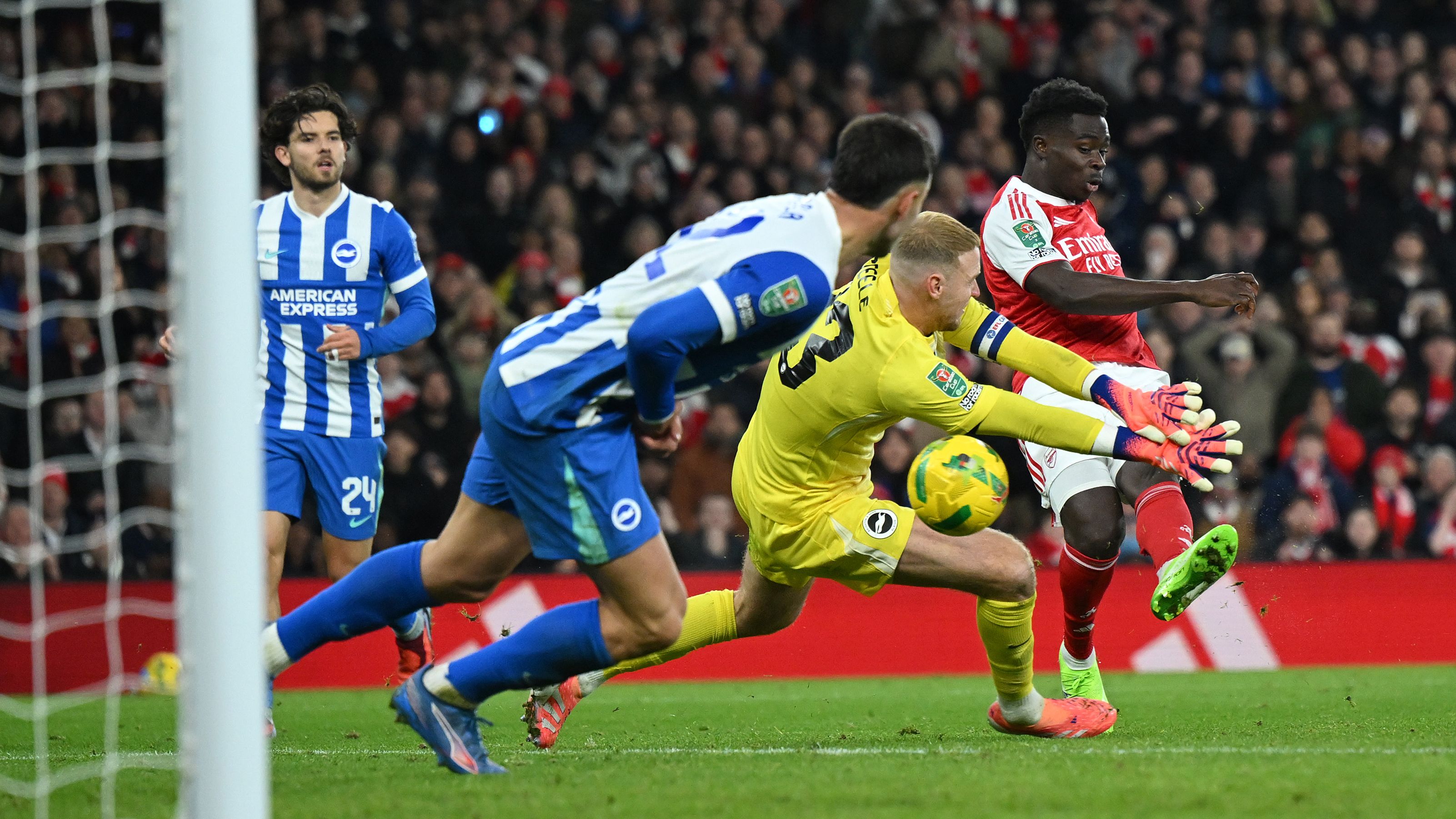 Arsenal v Brighton & Hove Albion - Carabao Cup Fourth Round