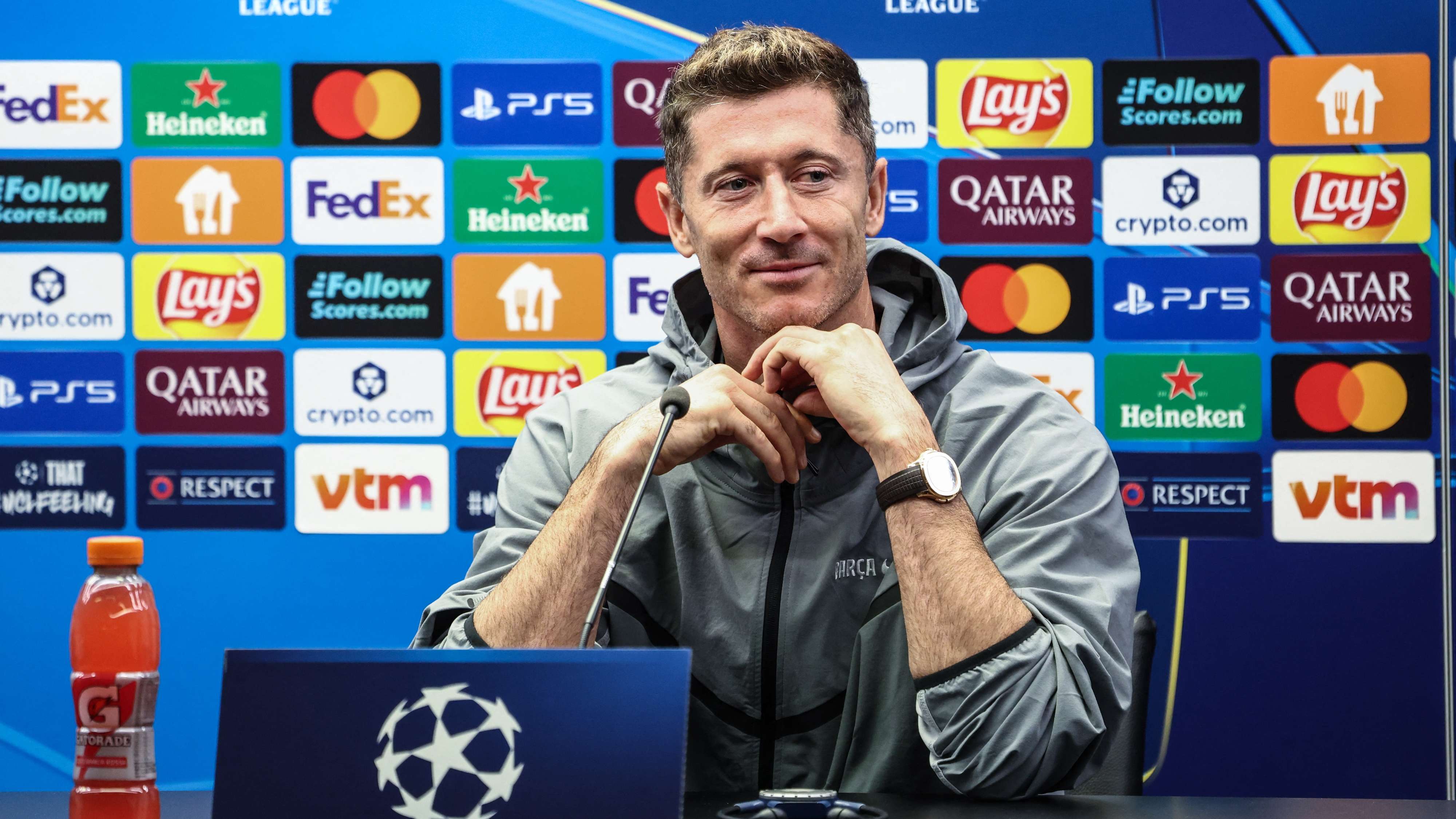 SOCCER CL D4 CLUB BRUGGE VS BARCELONA PREPARATIONS