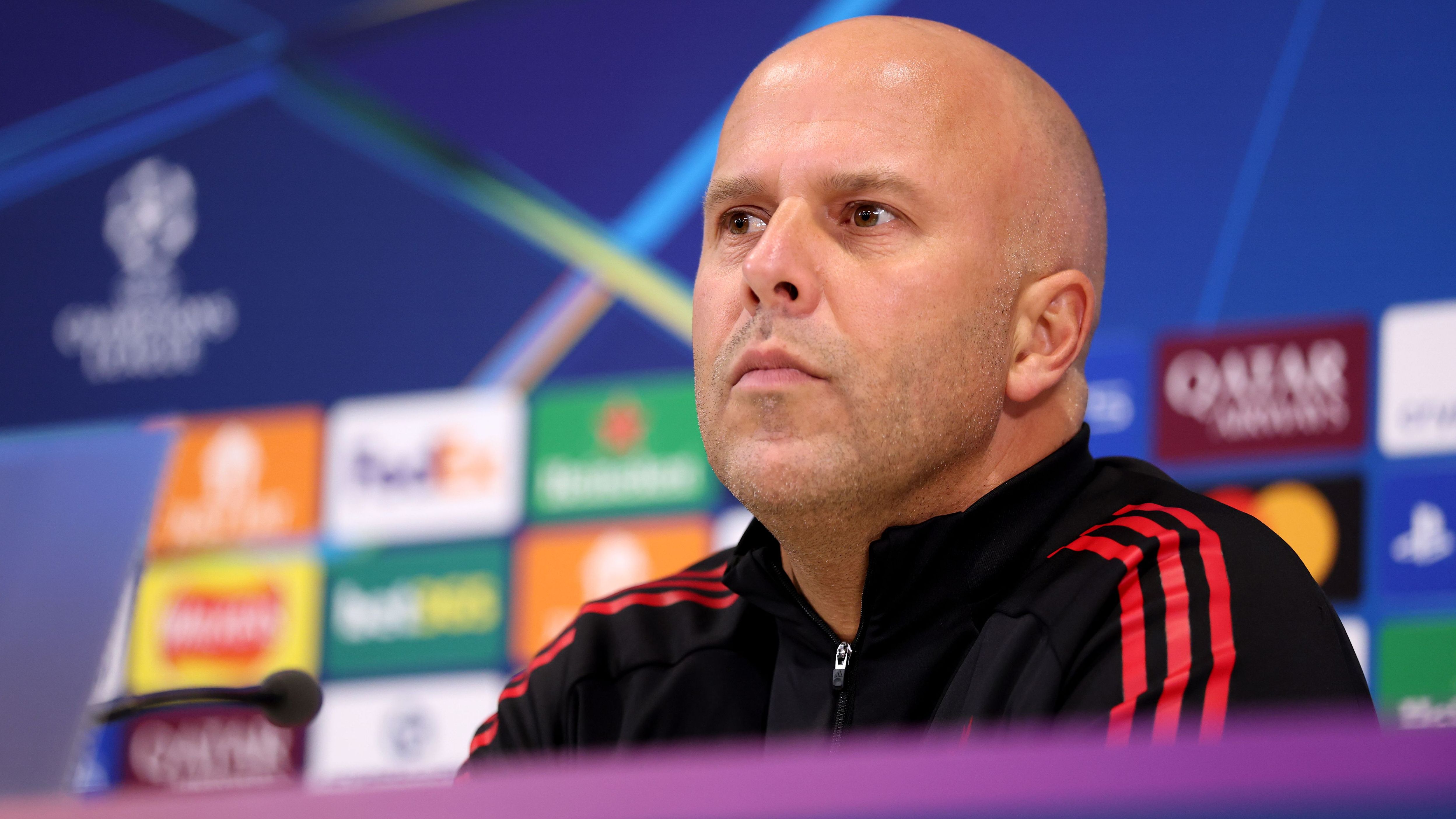 Liverpool FC Training Session And Press Conference - UEFA Champions League 2025/26 League Phase MD4