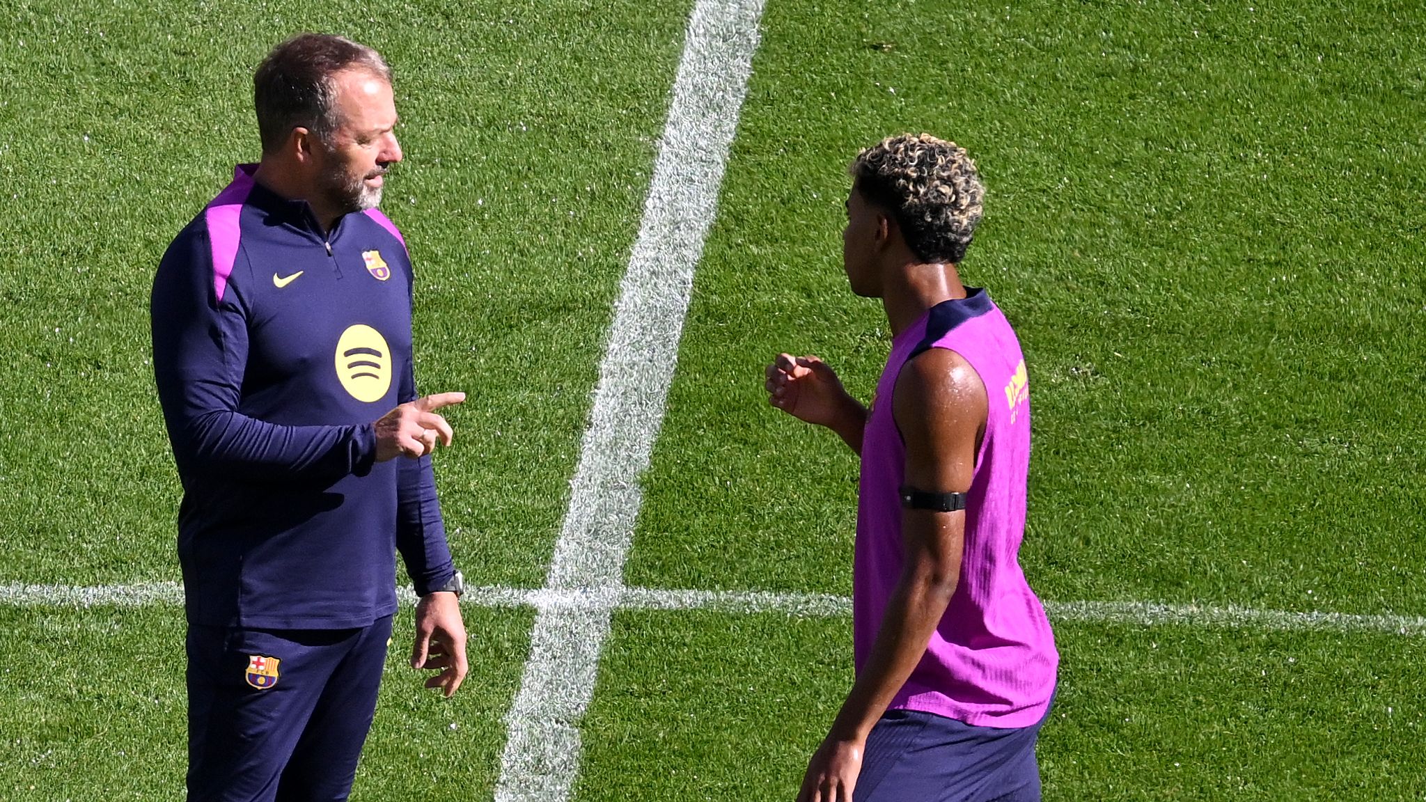 FC Barcelona Open Training Session in Spotify Camp Nou