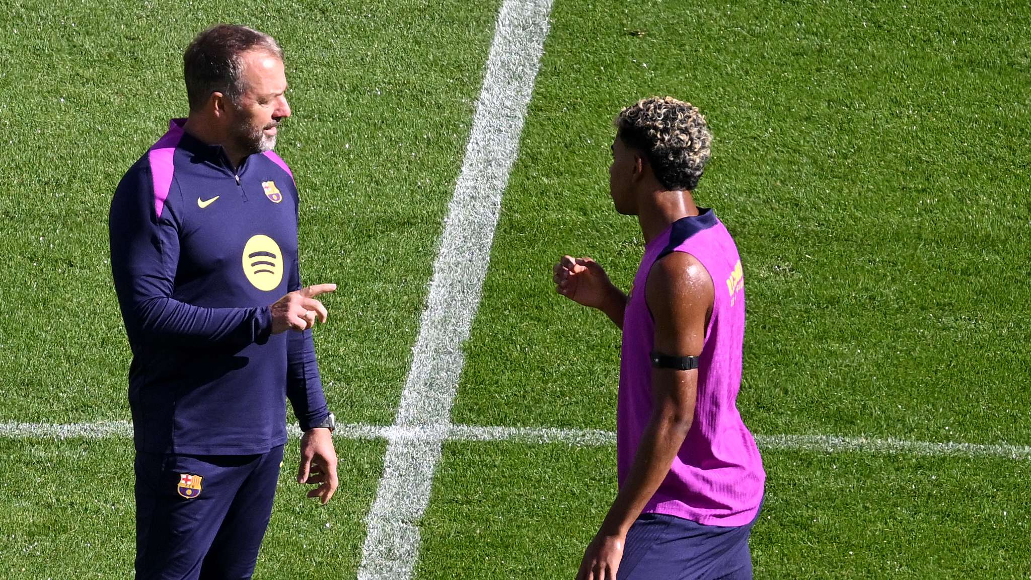 FC Barcelona Open Training Session in Spotify Camp Nou