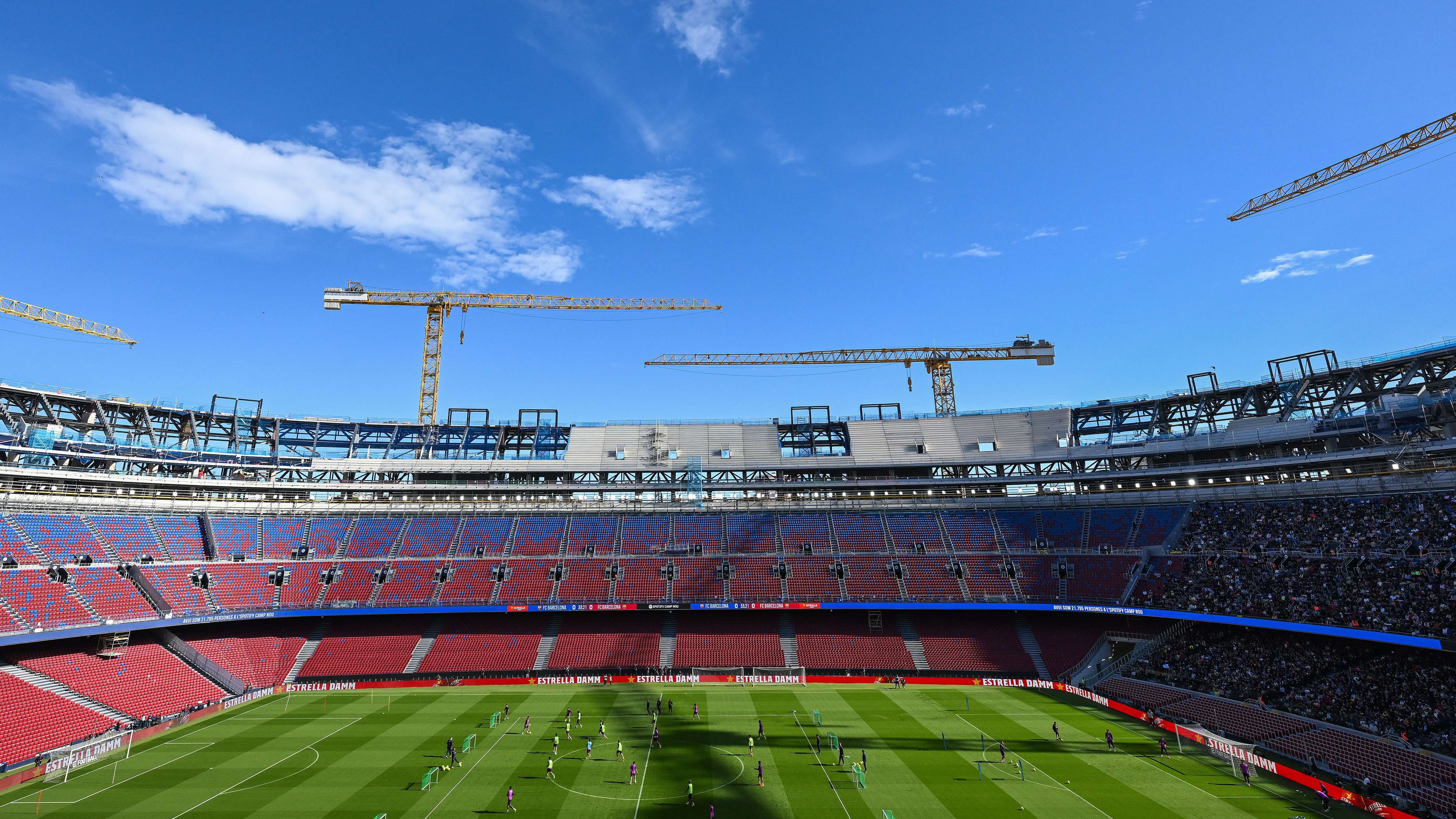 FC Barcelona Open Training Session in Spotify Camp Nou