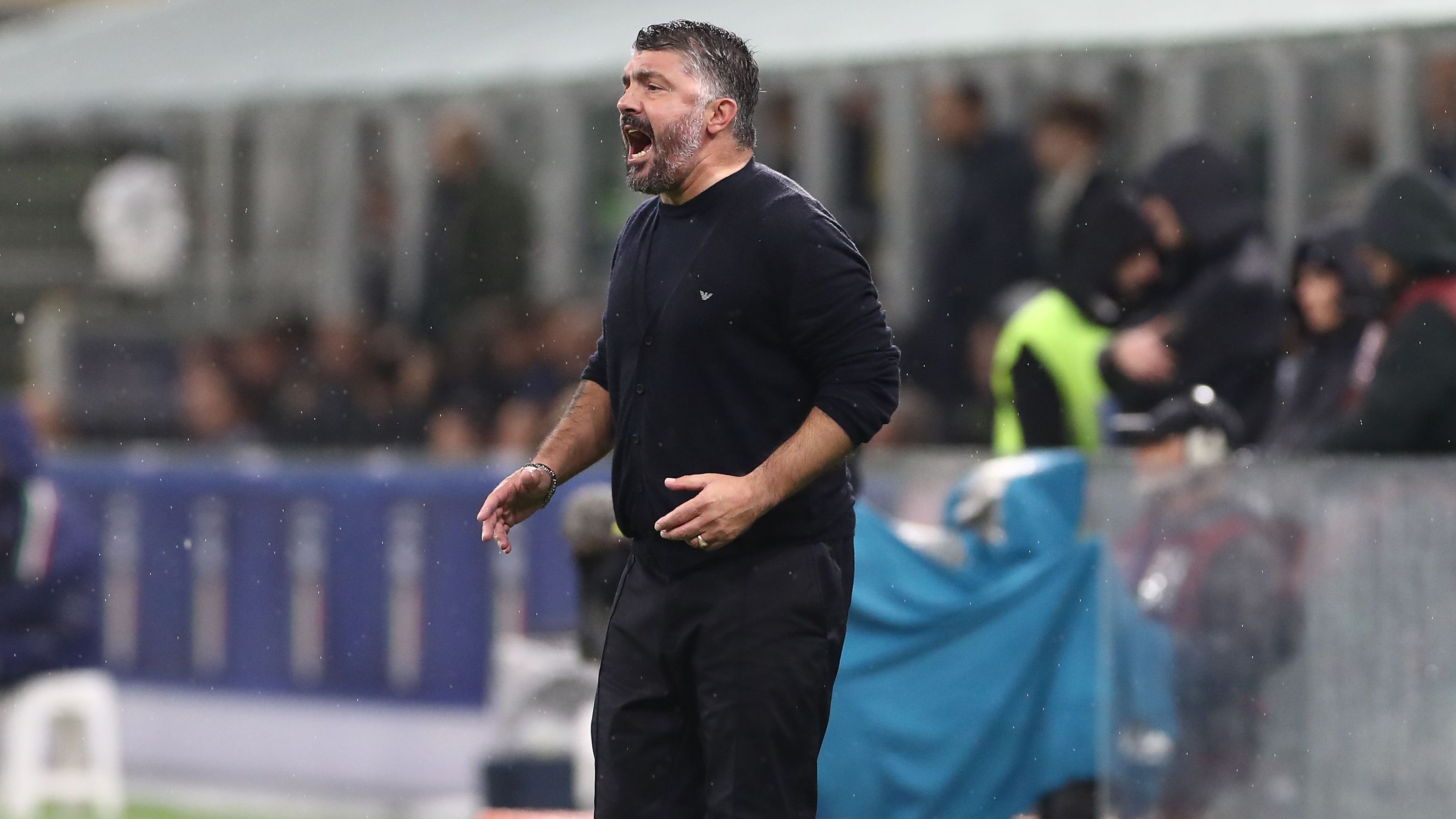 意大利对北爱尔兰世界杯附加赛现场照片