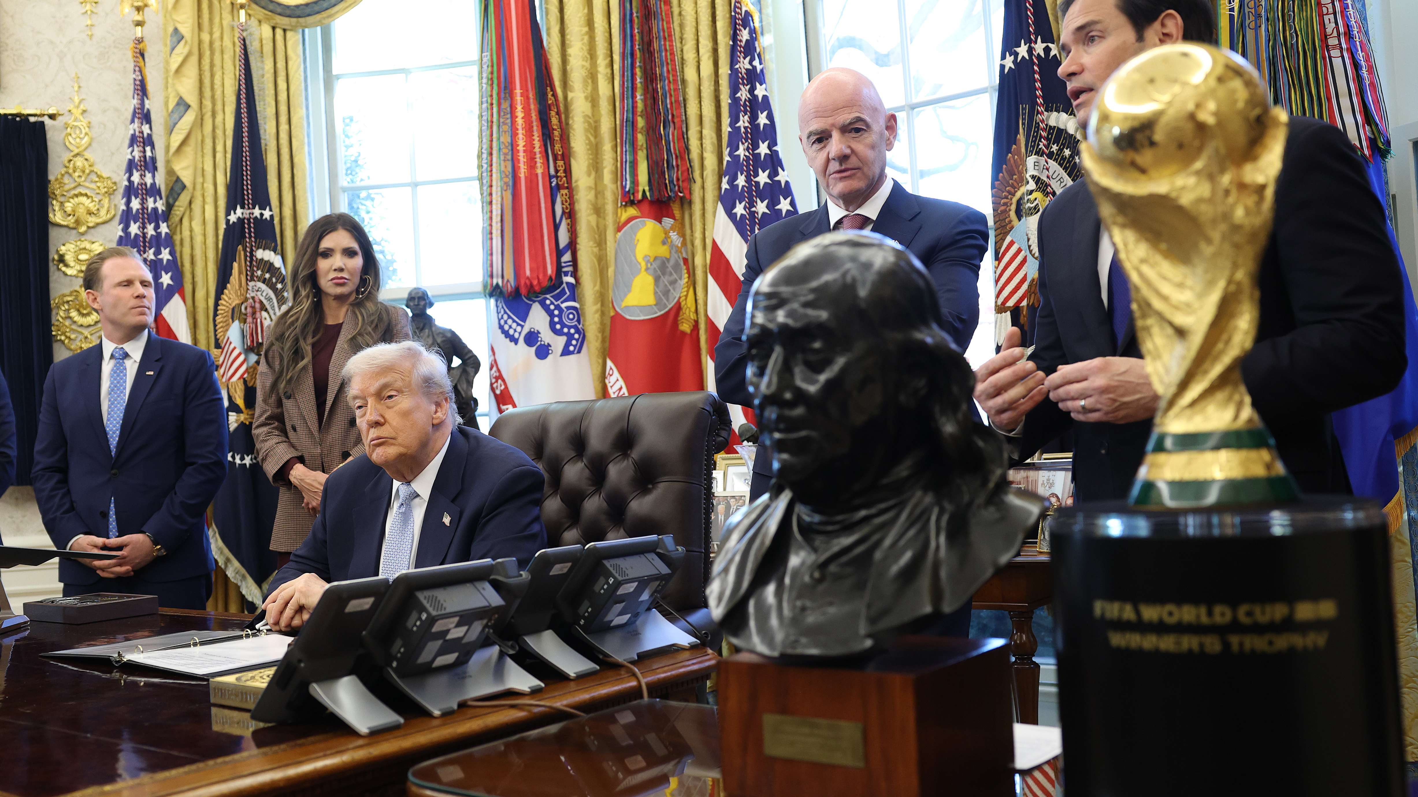 President Trump Meets With White House Task Force On FIFA World Cup