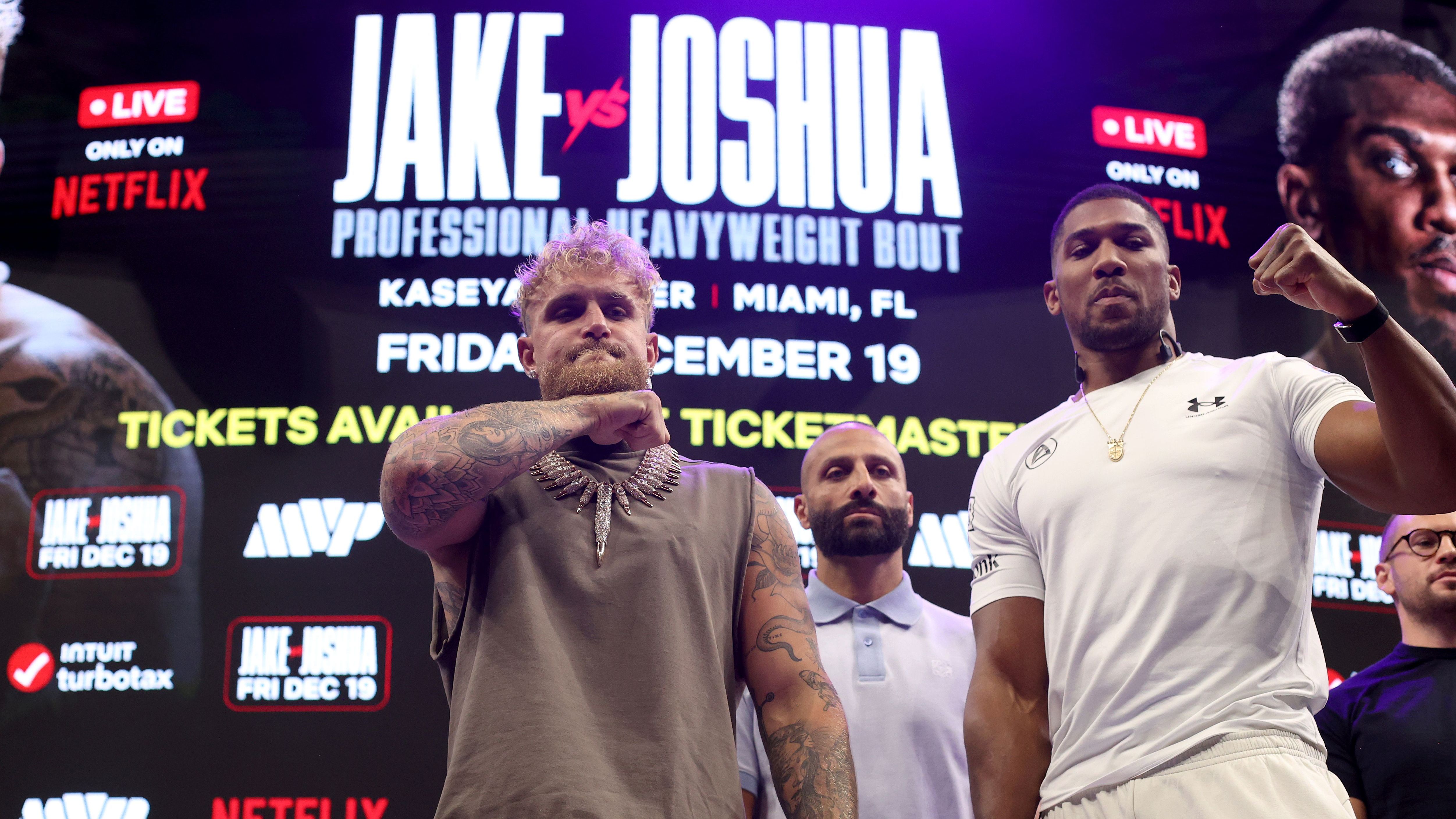 Jake Paul v Anthony Joshua - Press Conference