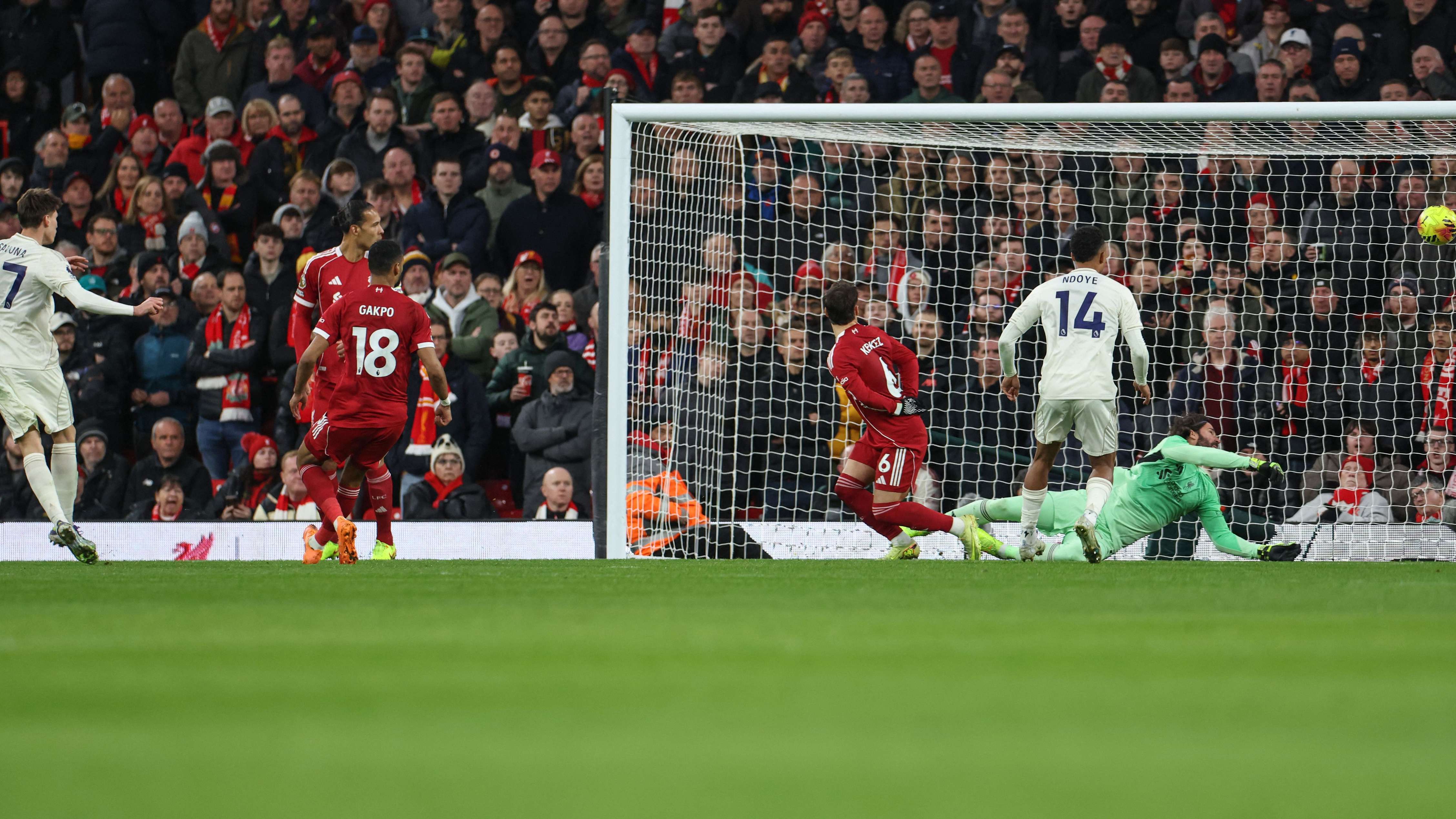 مباراة ليفربول ونوتنجهام