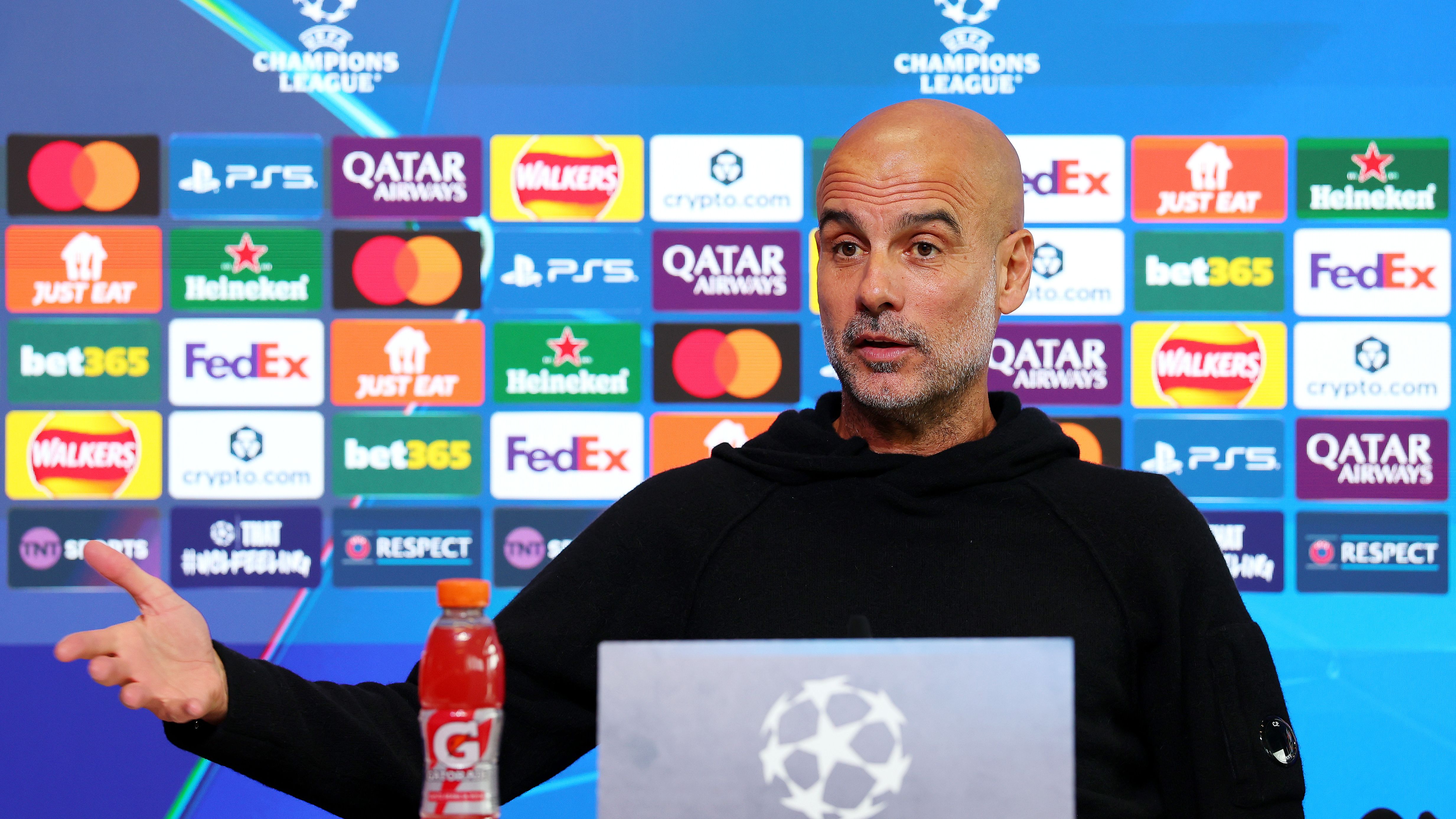 Manchester City Training Session And Press Conference - UEFA Champions League 2025/26 League Phase MD5