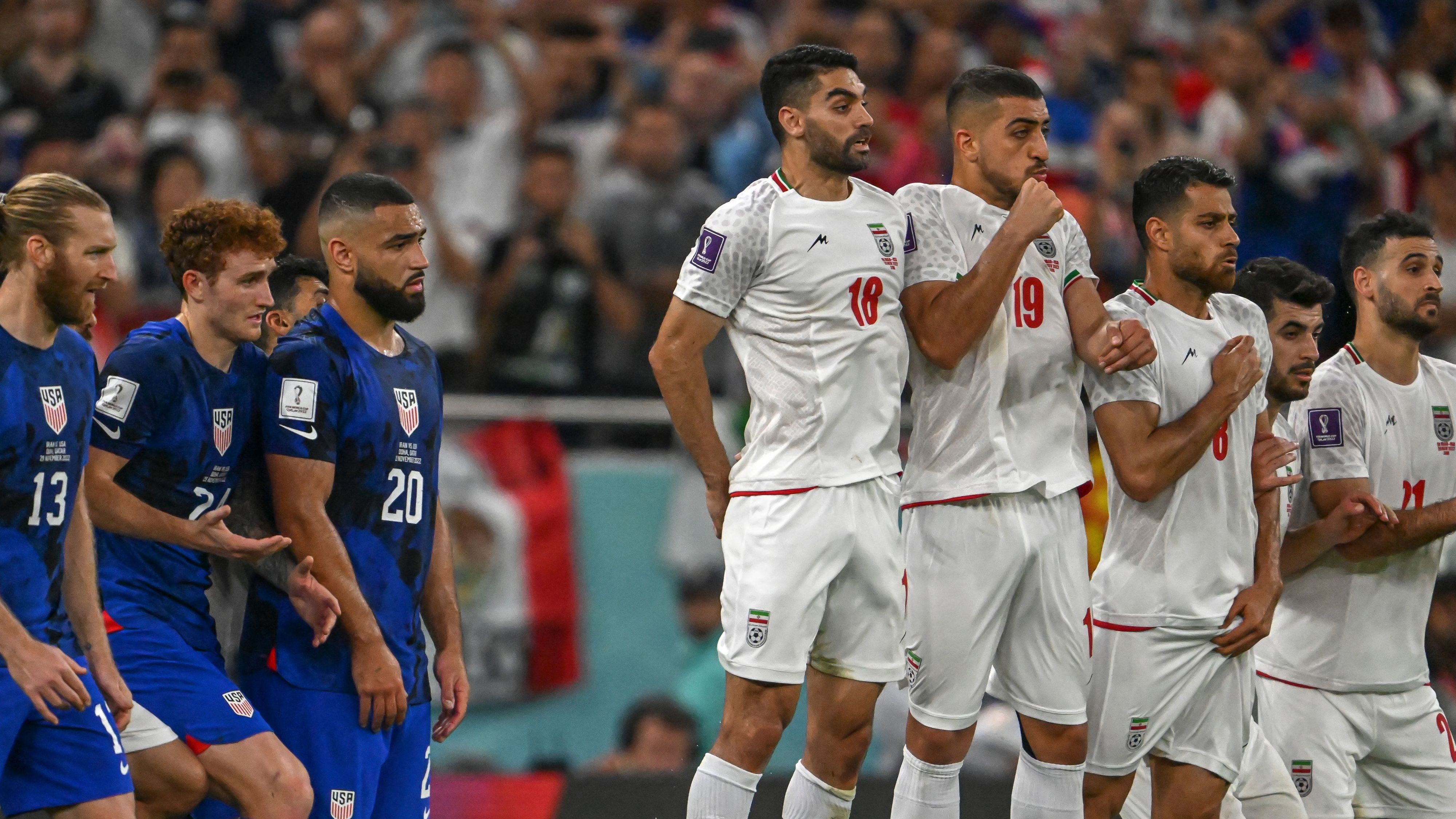 2022-World-Cup-Match-Between-USA-And-Iran-in-Qatar