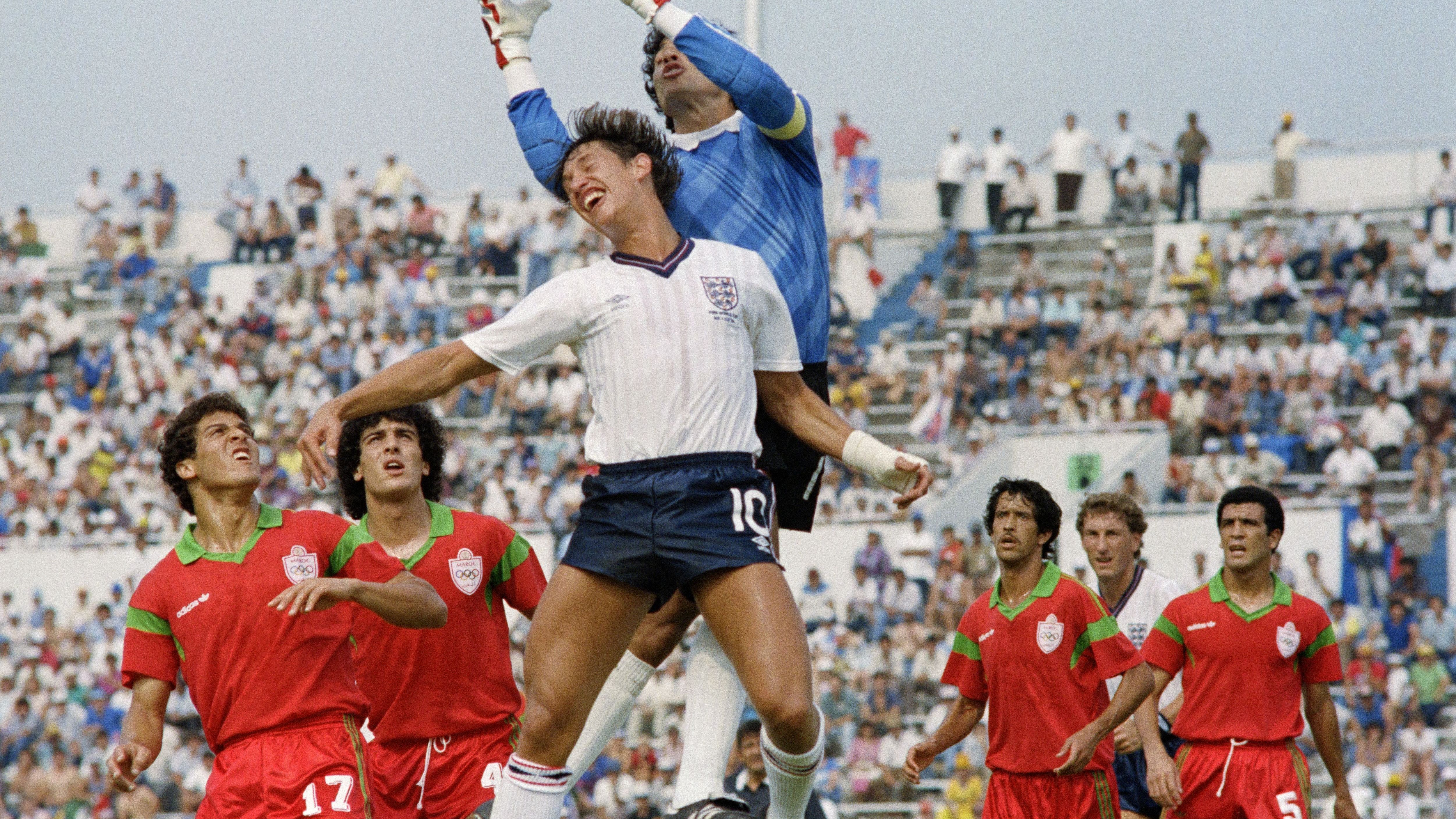 FBL-MEXICO-WORLD CUP 1986-MOROCCO-ENGLAND