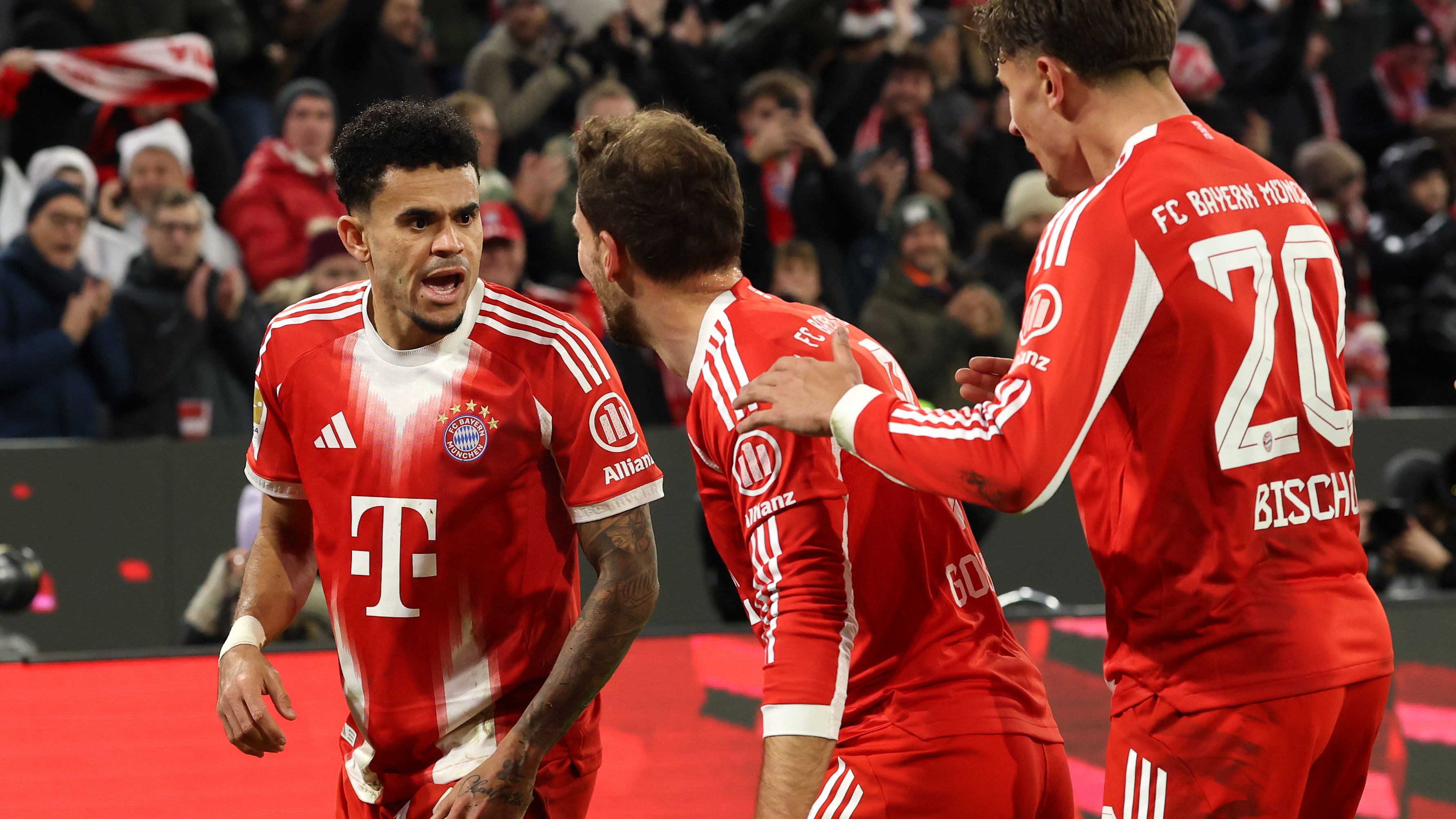 Photo de Bayern Munich contre Saint Pauli à l’Allianz Arena après la victoire 3-1