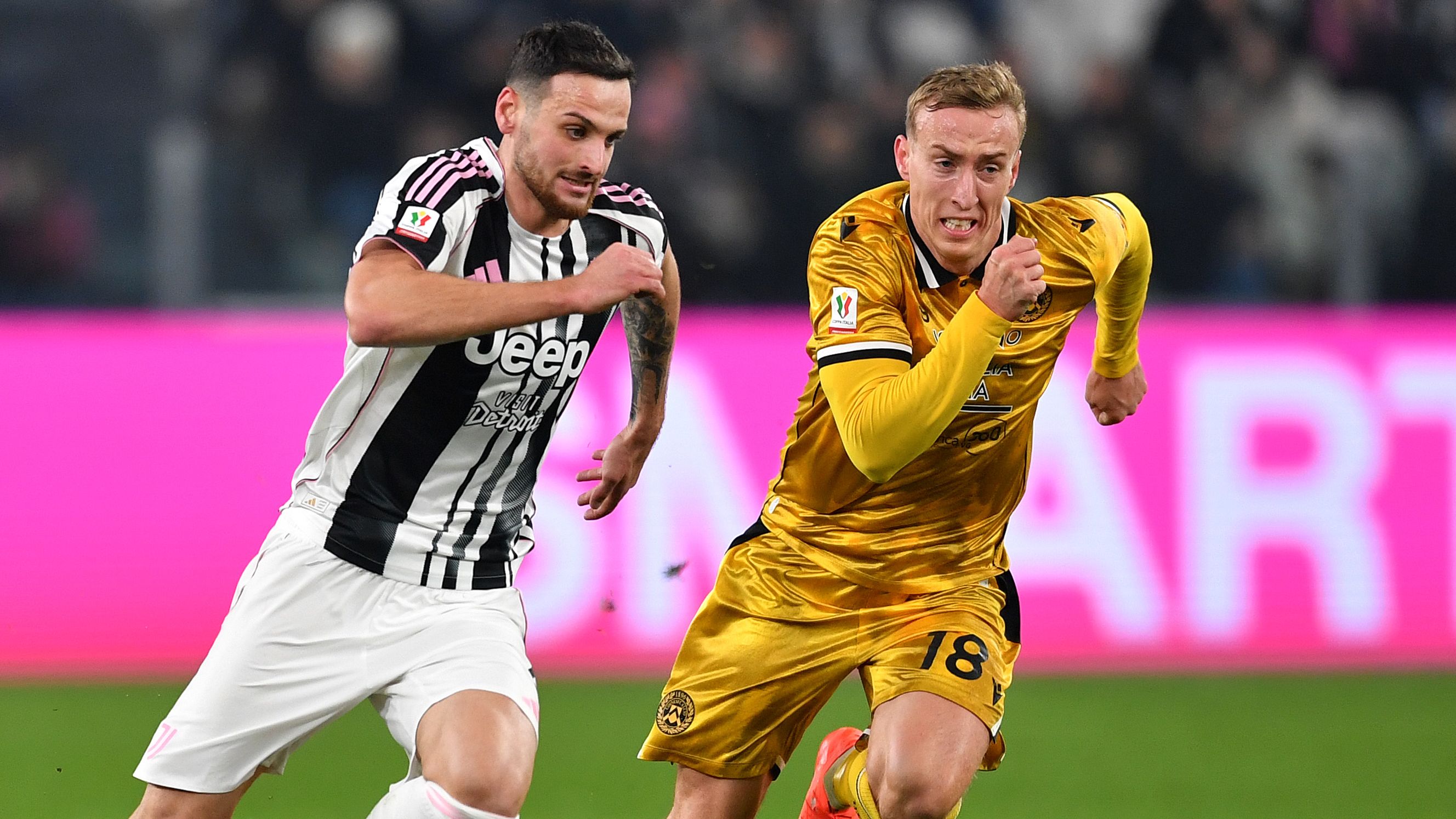 Federico Gatti knee injury surgery Juventus Coppa Italia Udinese