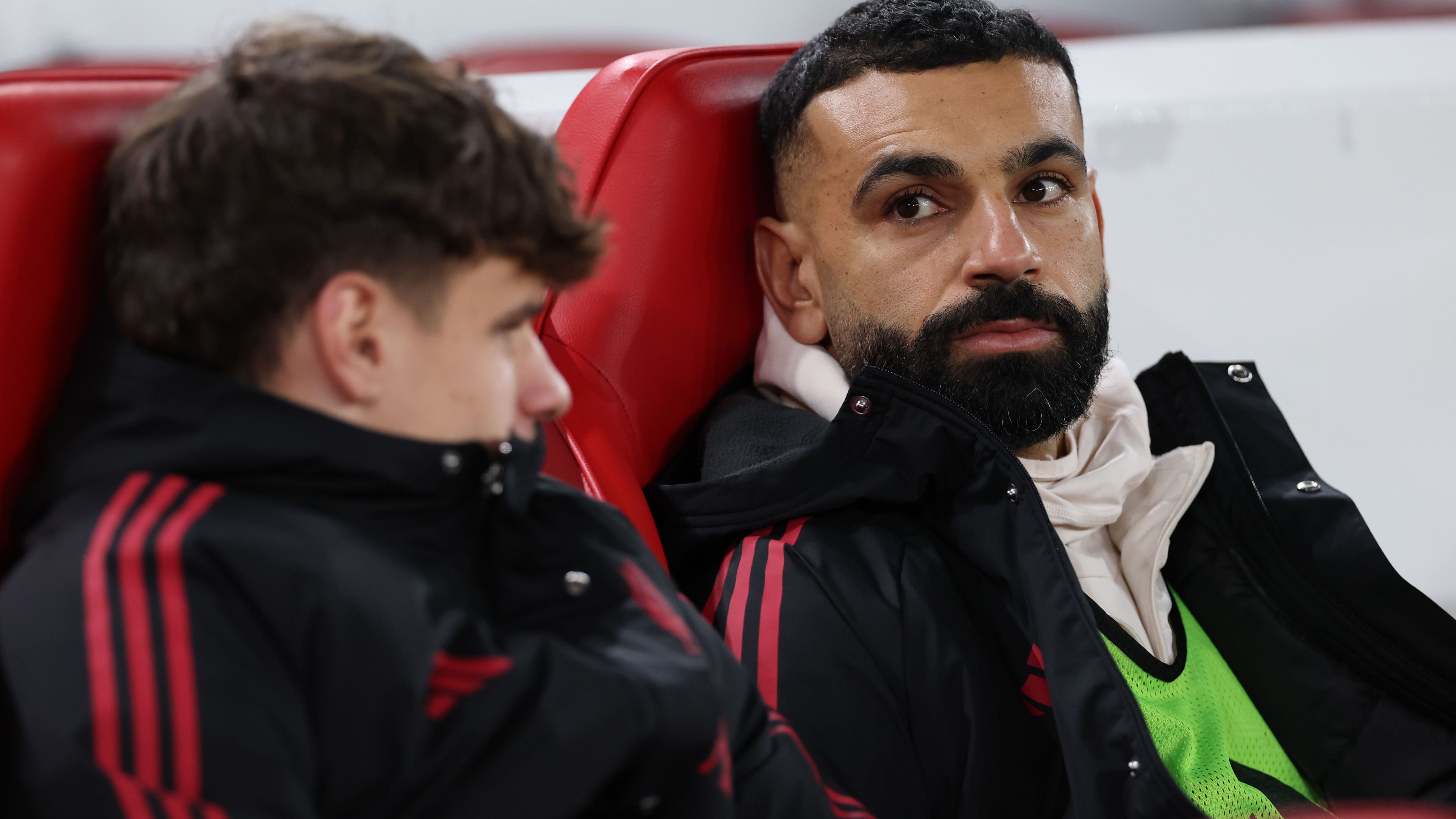 محمد صلاح على دكة ليفربول