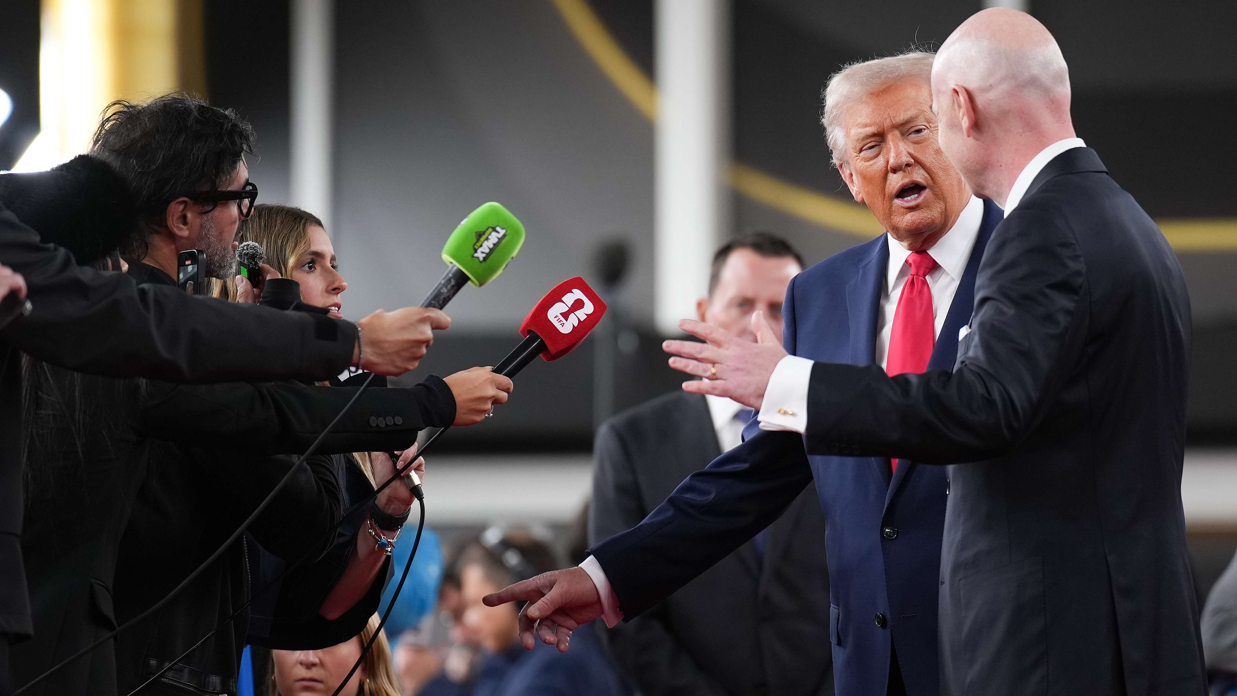 President Trump Attends World Cup Draw At Kennedy Center