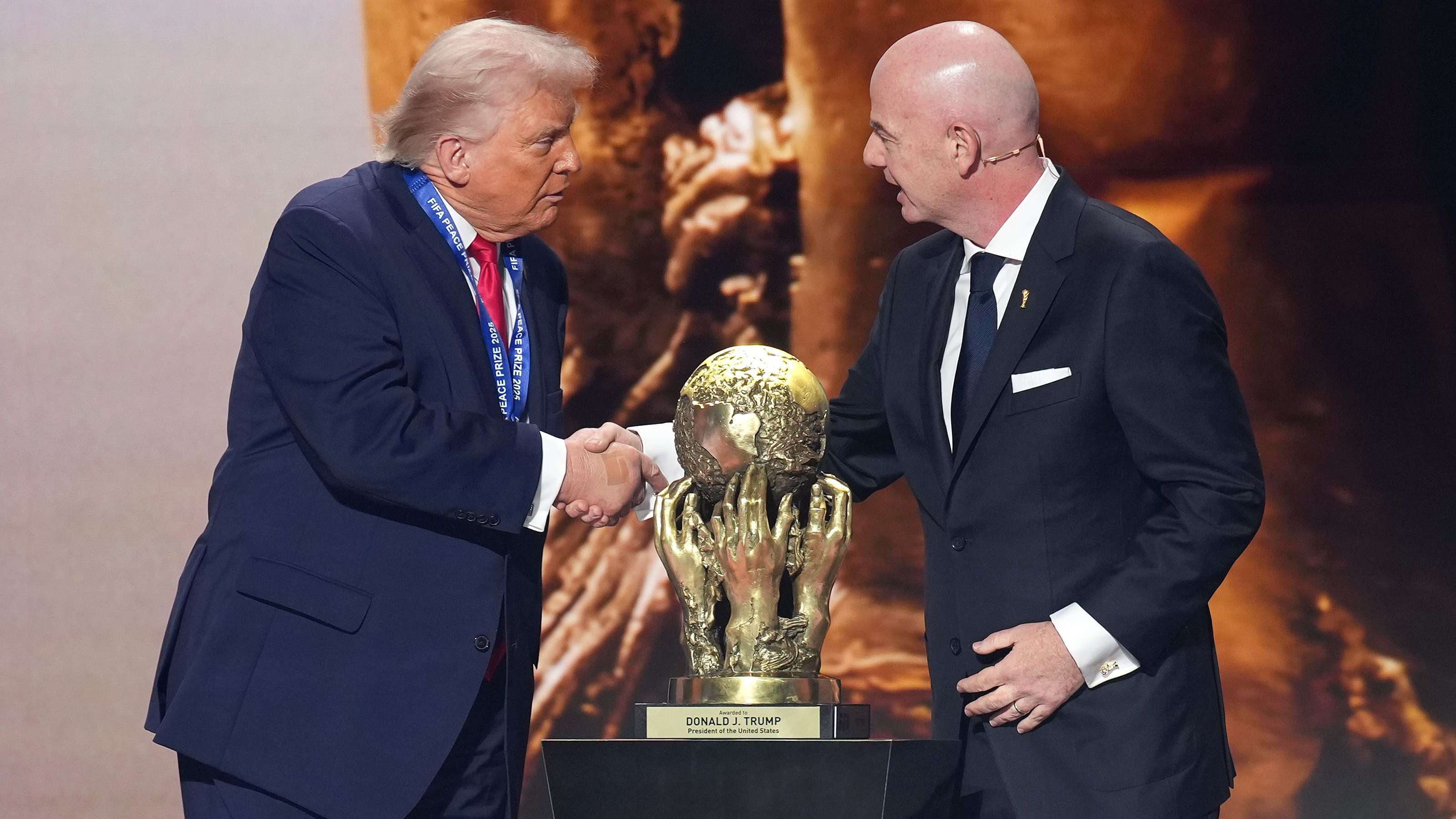 President Trump Attends World Cup Draw At Kennedy Center