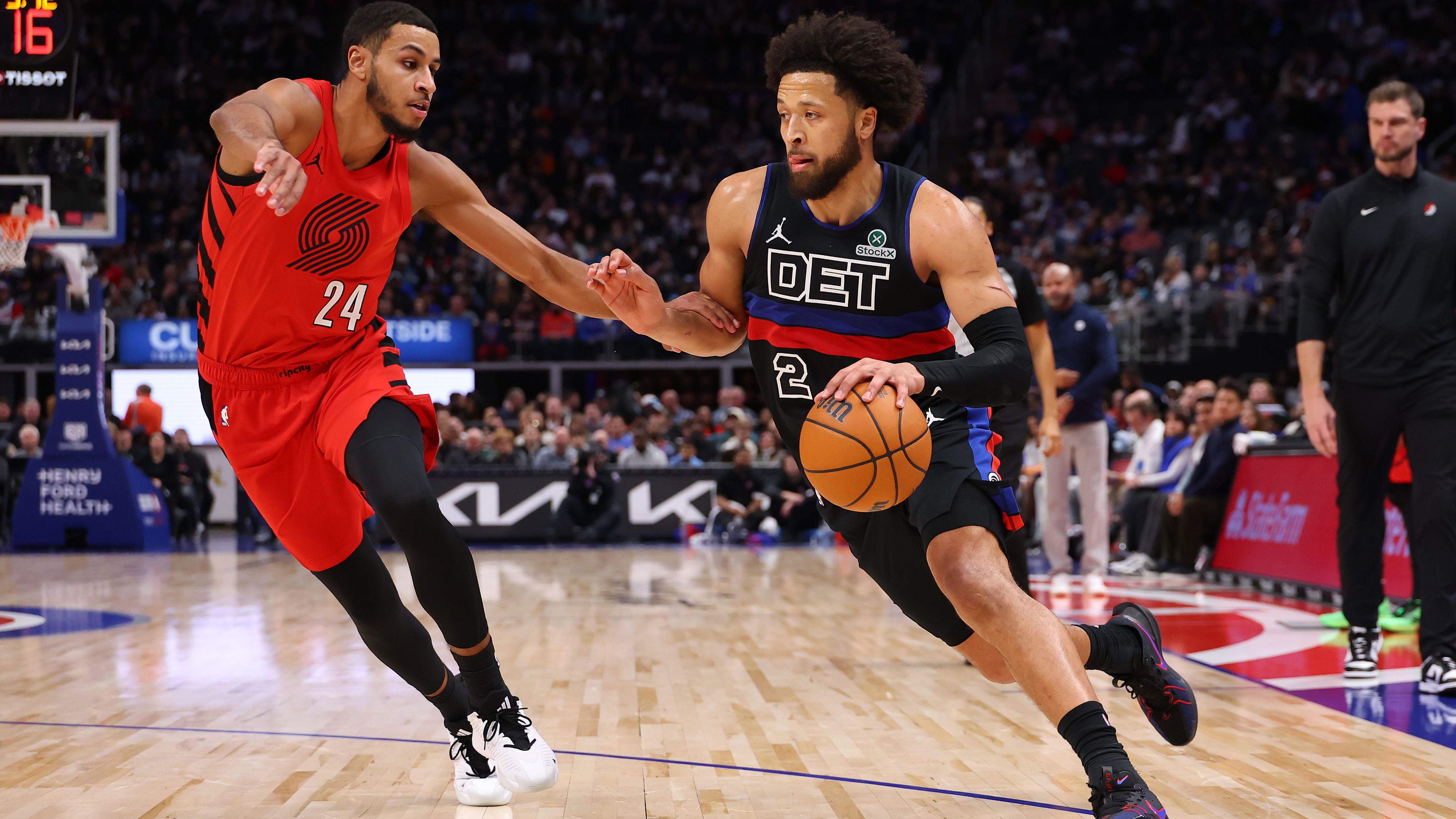 Portland Trail Blazers v Detroit Pistons