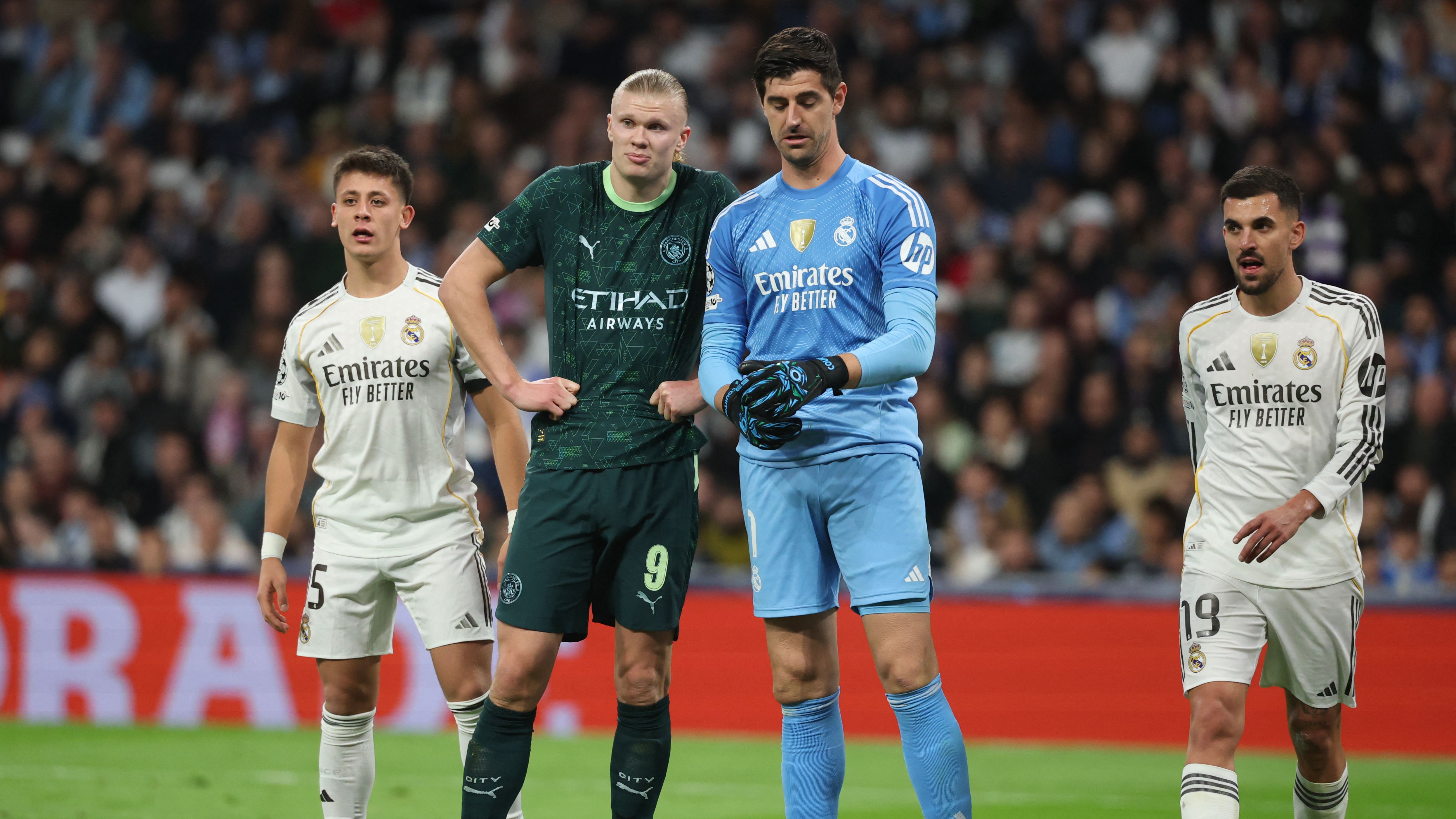 Real Madrid contro Manchester City agli ottavi di Champions League al Bernabéu