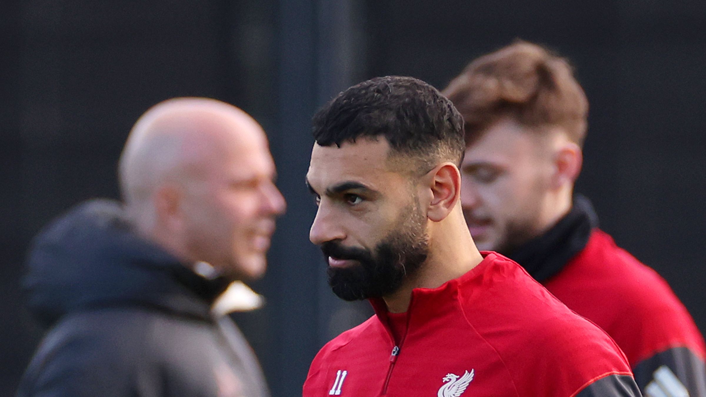 Liverpool FC Training Session And Press Conference - UEFA Champions League 2025/26 League Phase MD6