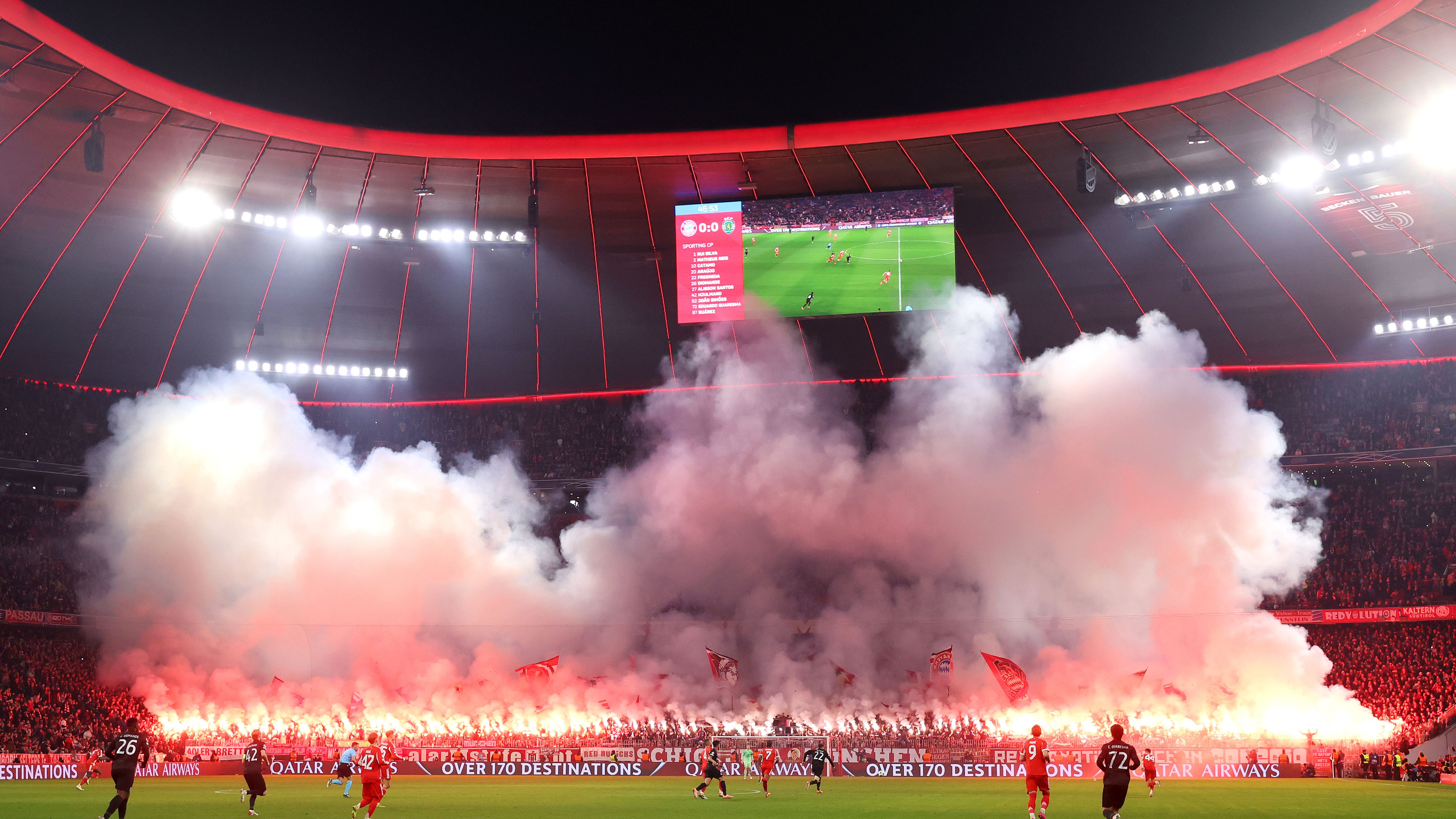 Presidente del Bayern critica a la afición por fuegos artificiales en la Champions