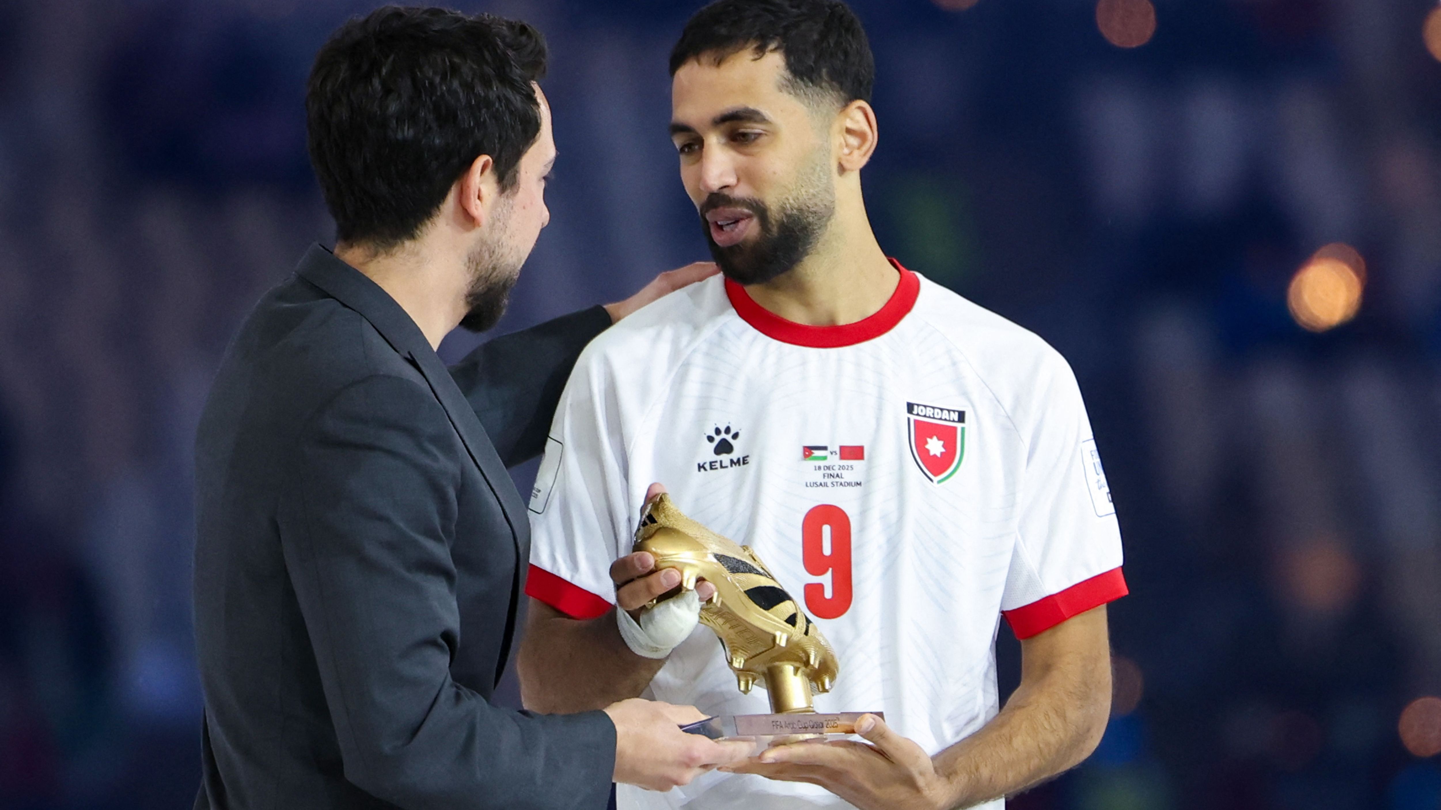 Ali Alwan transferencia a la liga saudí con la selección de Jordania