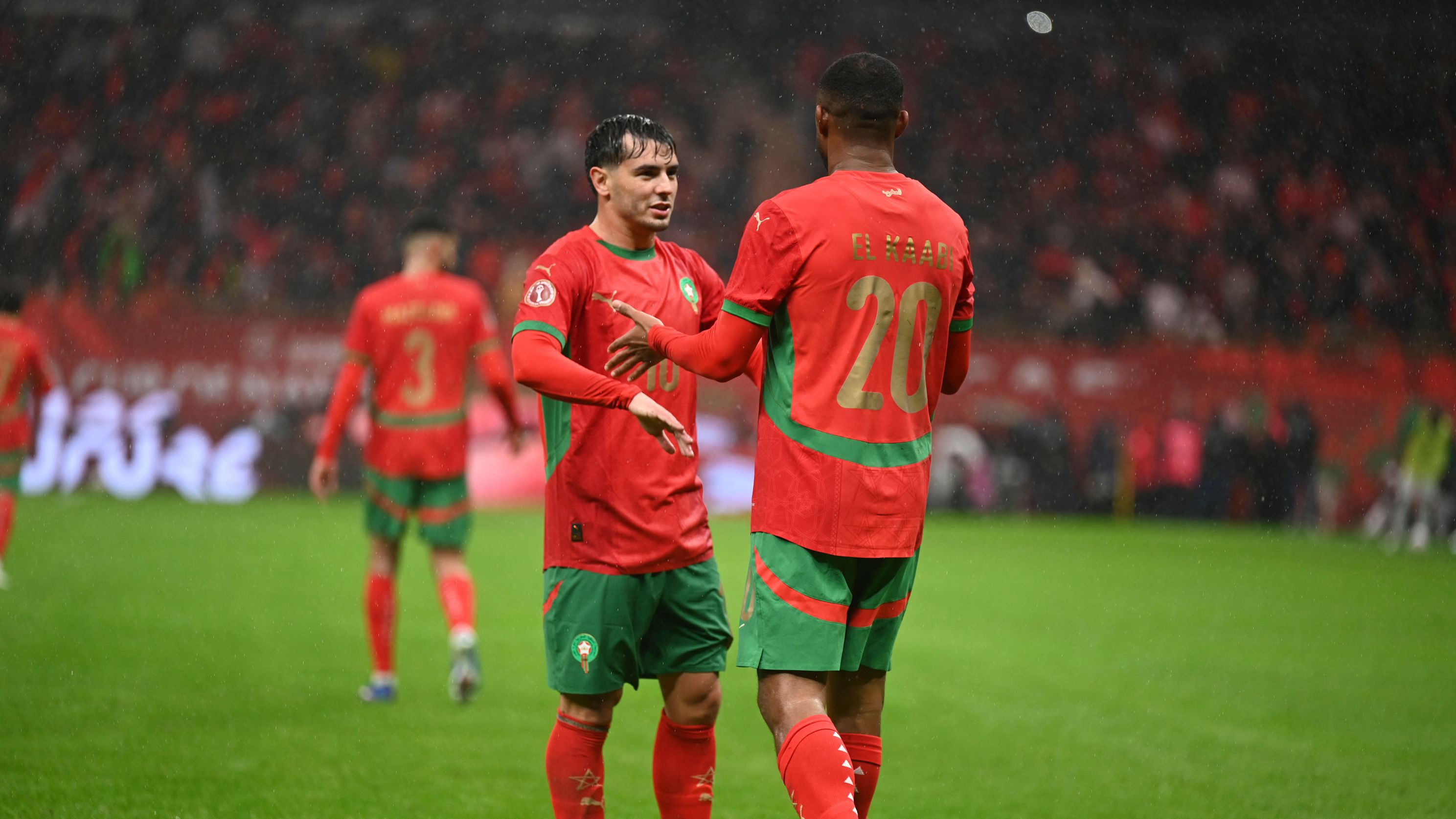 Marruecos Túnez Argelia AFCON 2025 foto acción magrebí