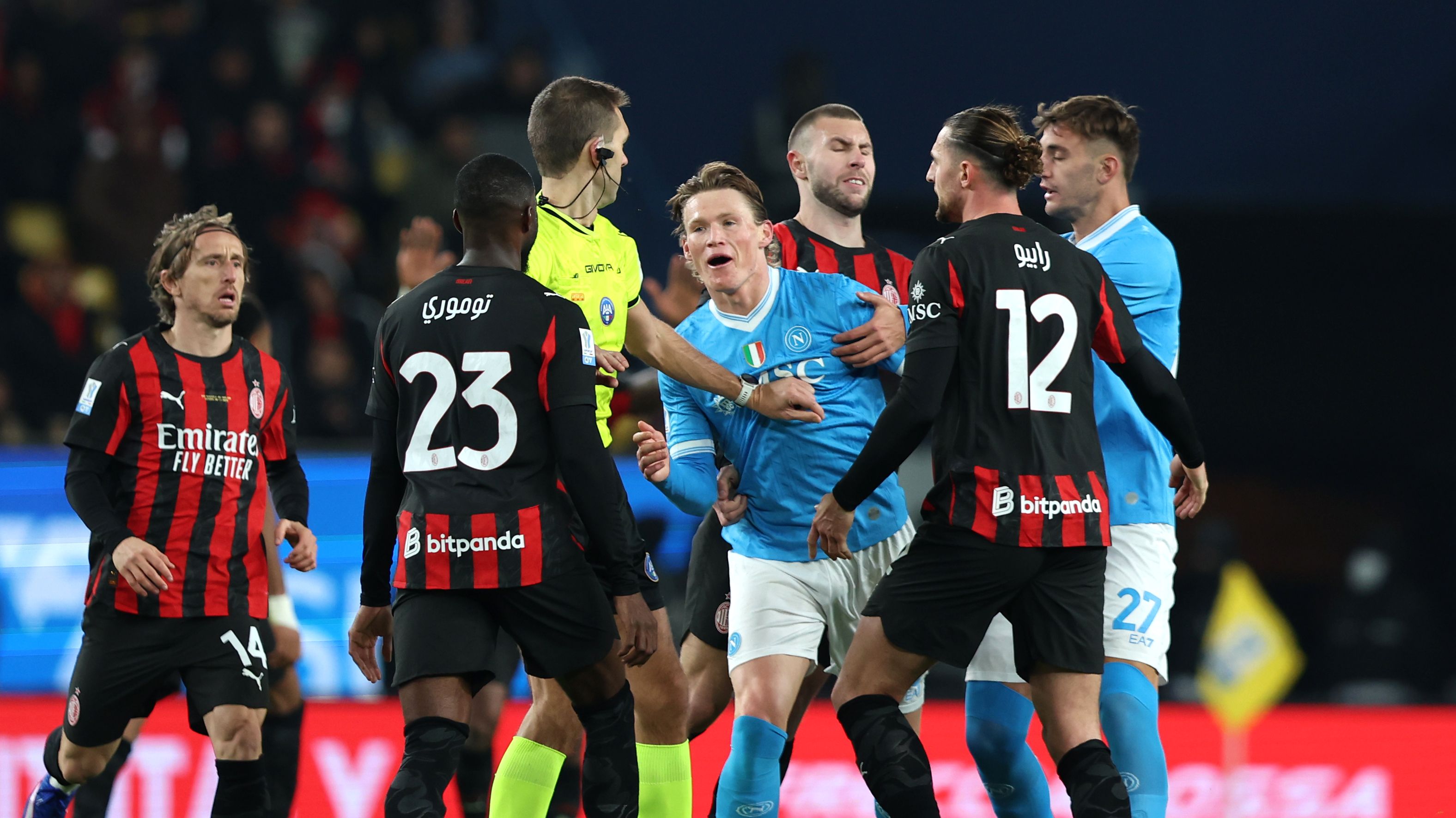 SSC Napoli v AC Milan - Supercoppa Italiana Semifinal