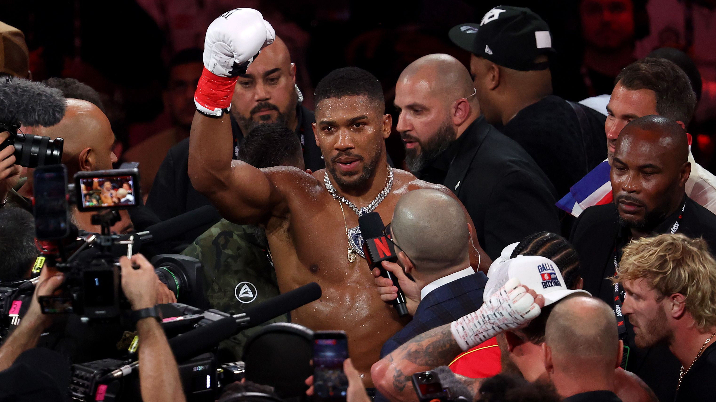 Anthony Joshua après l'accident au Nigeria - Getty Images