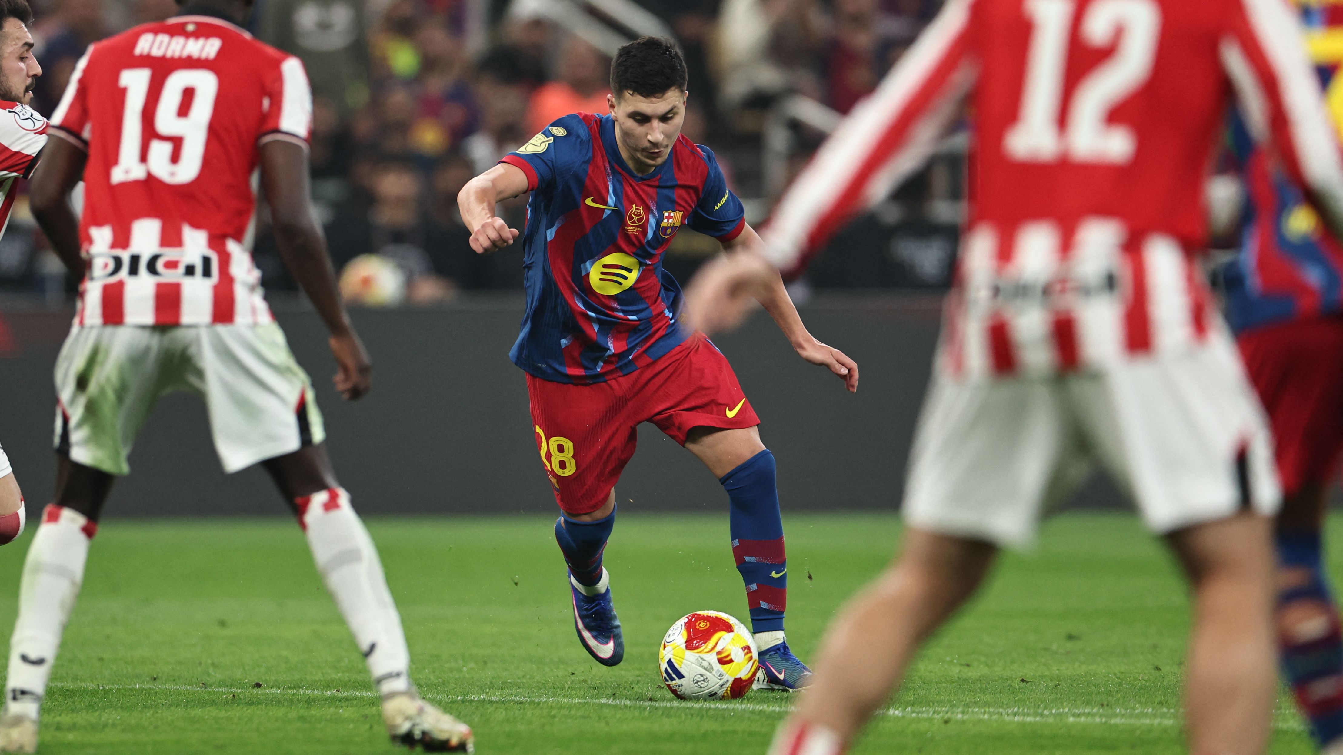 Barca’s Bardagi wearing Messi’s No.19 for Real Madrid clash in the Saudi Super Cup