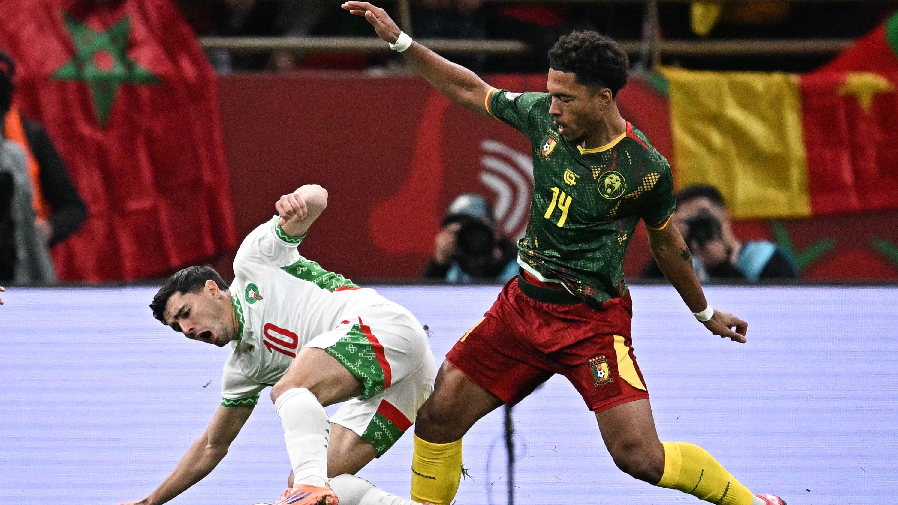 Ibrahim Díaz entrenando con la selección marroquí durante su recuperación