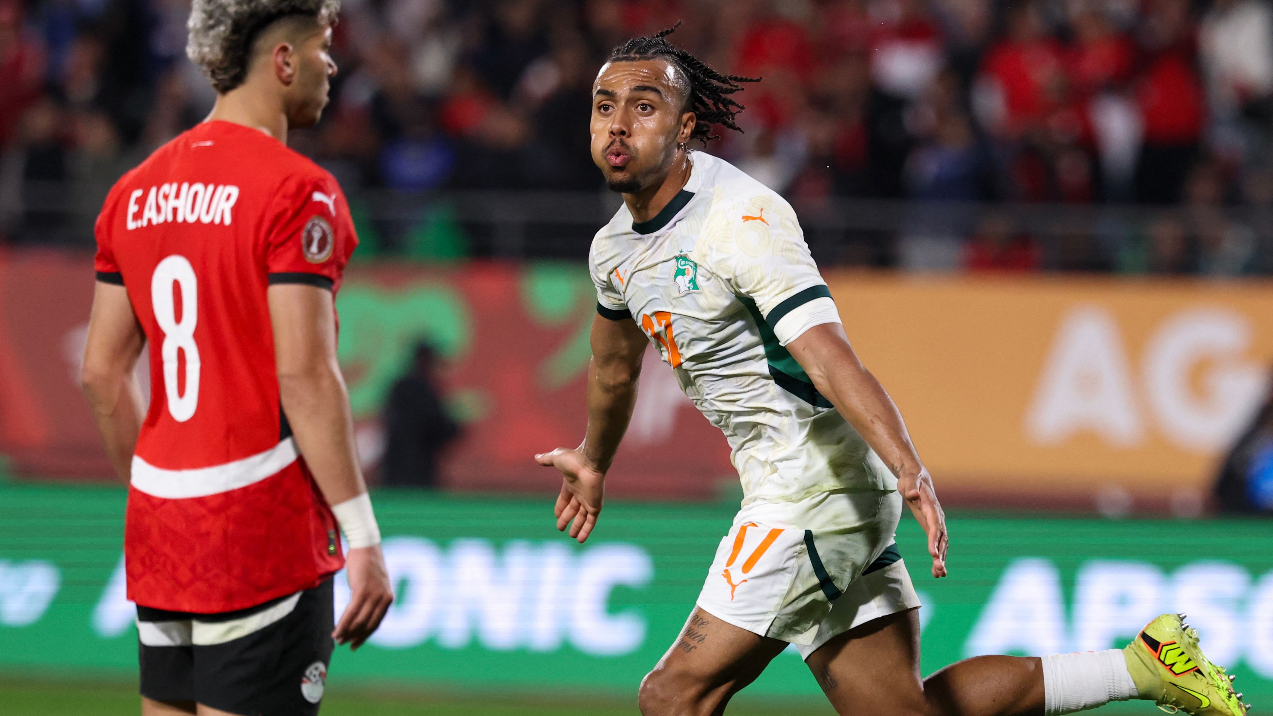 DIFENSORE COSTA D’AVORIO Douy gol AFCON 2025 contro l’Egitto