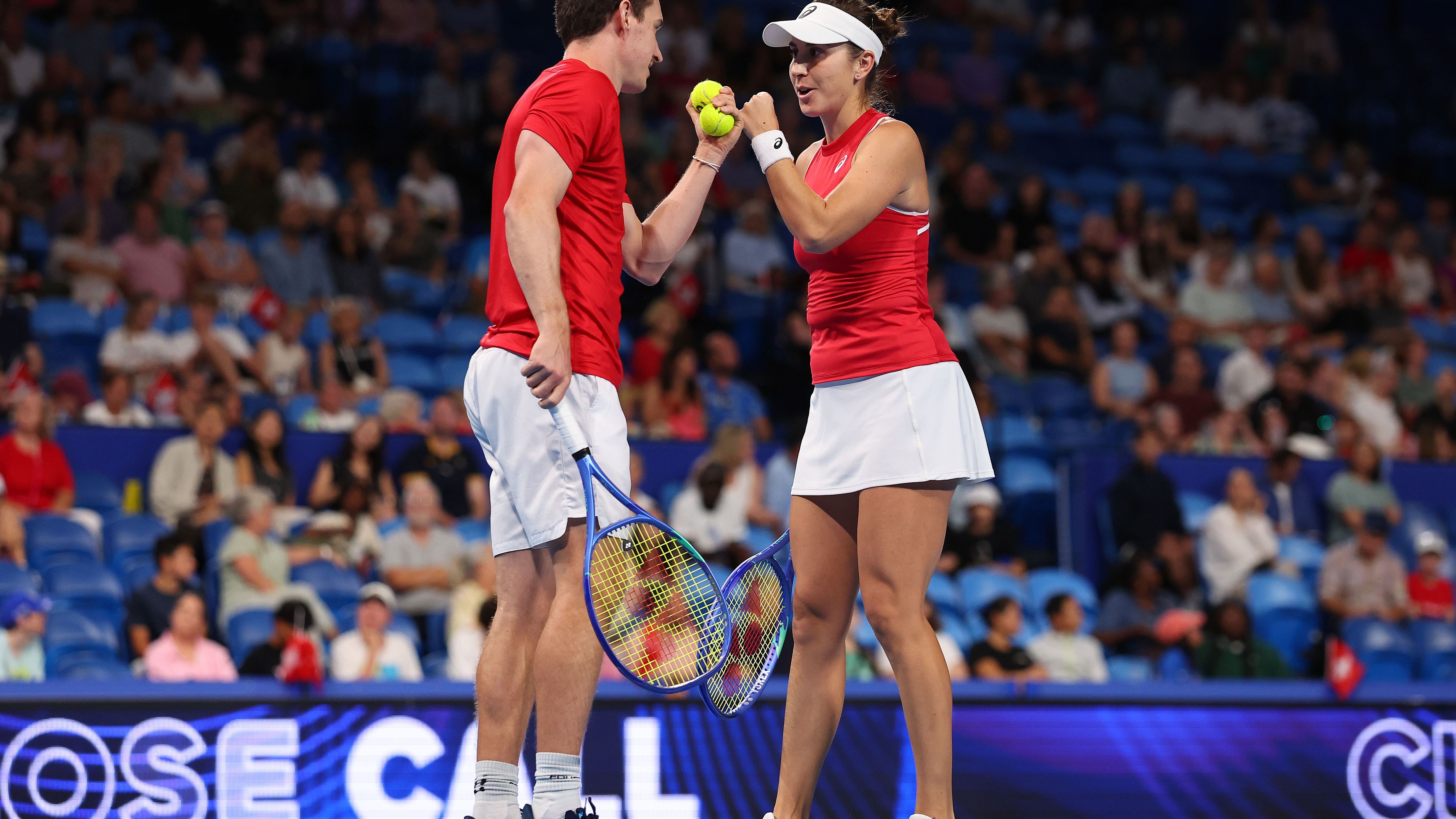 Getty Images: Belinda Bencic and Jakub Paul lead Switzerland past Argentina in Perth