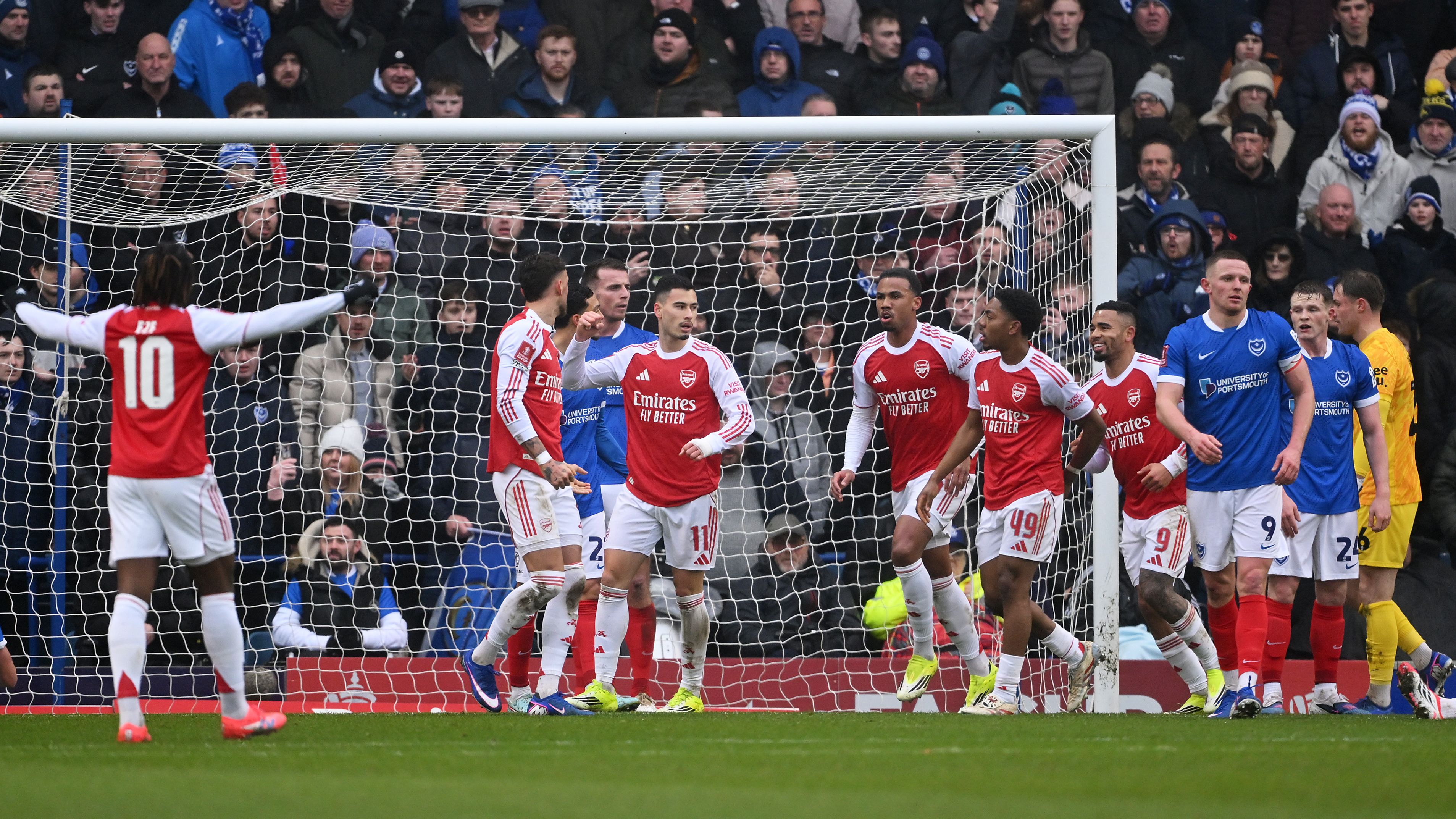 Viktor Gyokeres Portsmouth Arsenal Getty Images