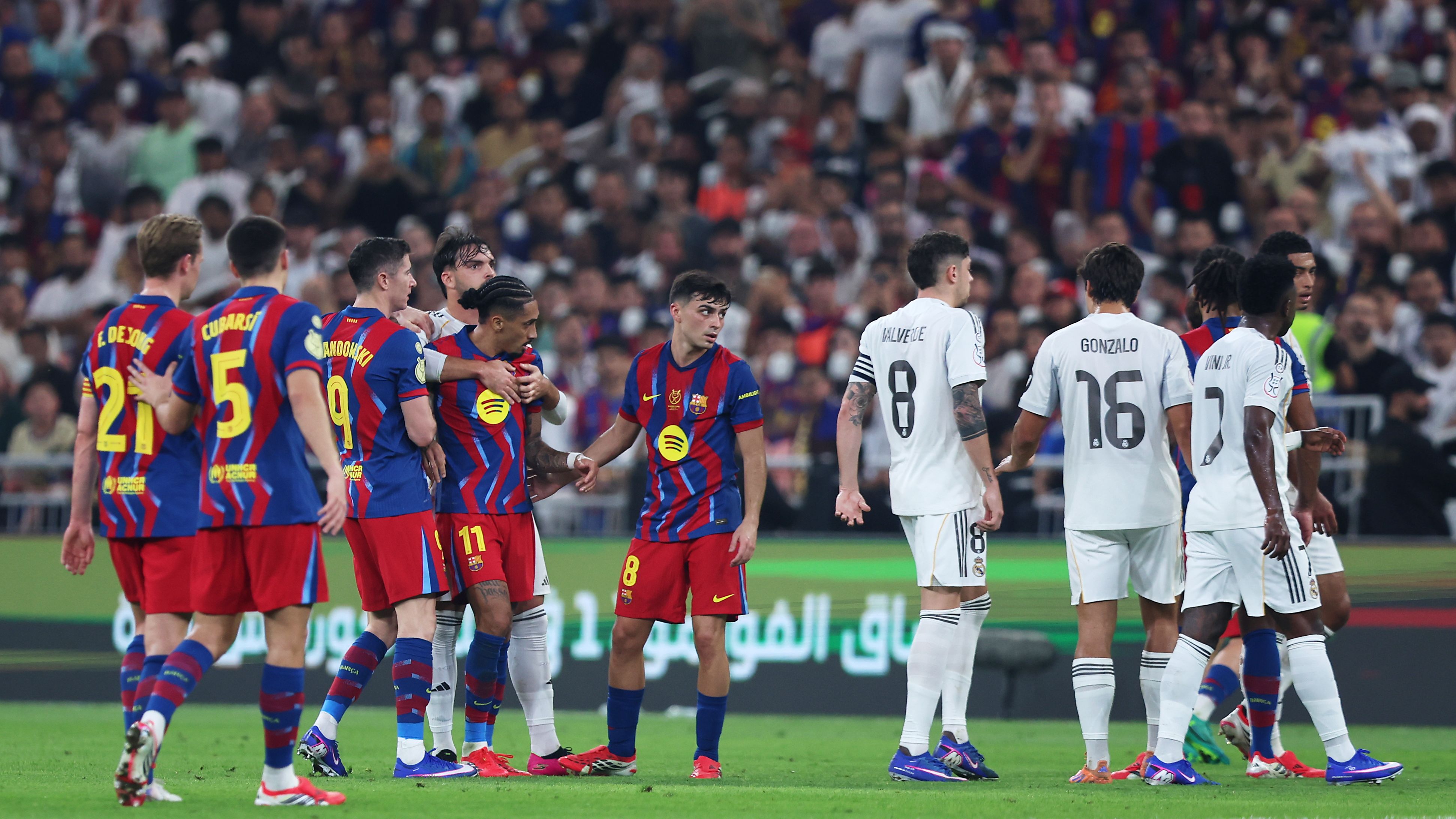 Photo du Clasico Real Madrid contre Barcelone en Supercoupe espagnole à Jeddah