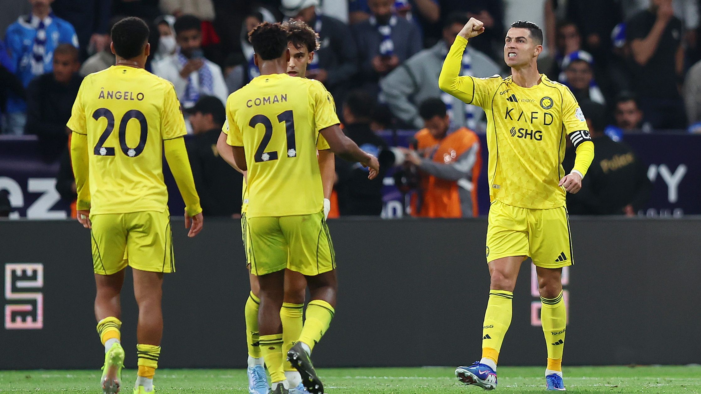 Ronaldo gol contro Hilal derby di Riyad, Saudi Pro League