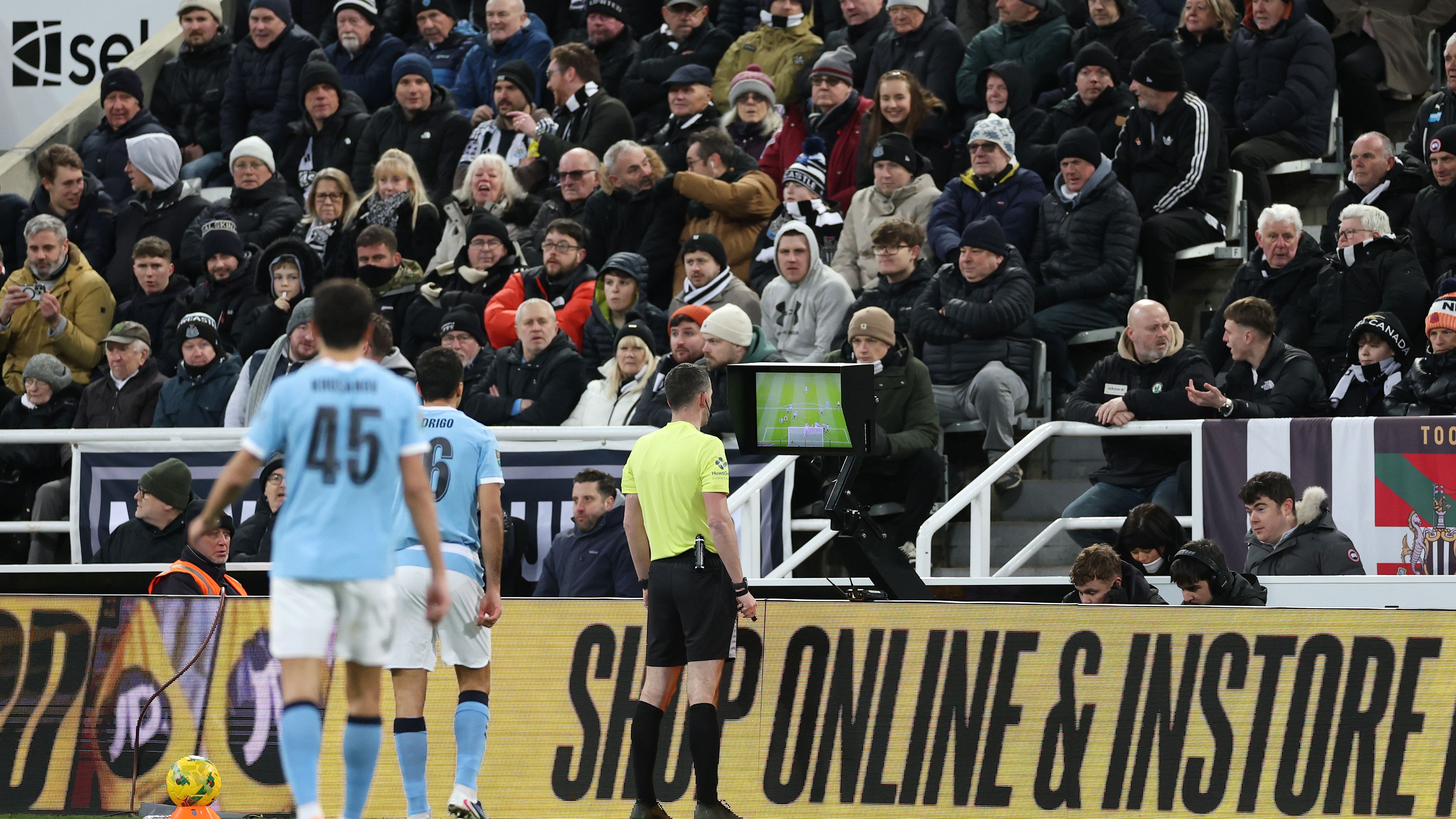 Getty Images: Newcastle United vs Manchester City Carabao Cup semi-final first leg photo