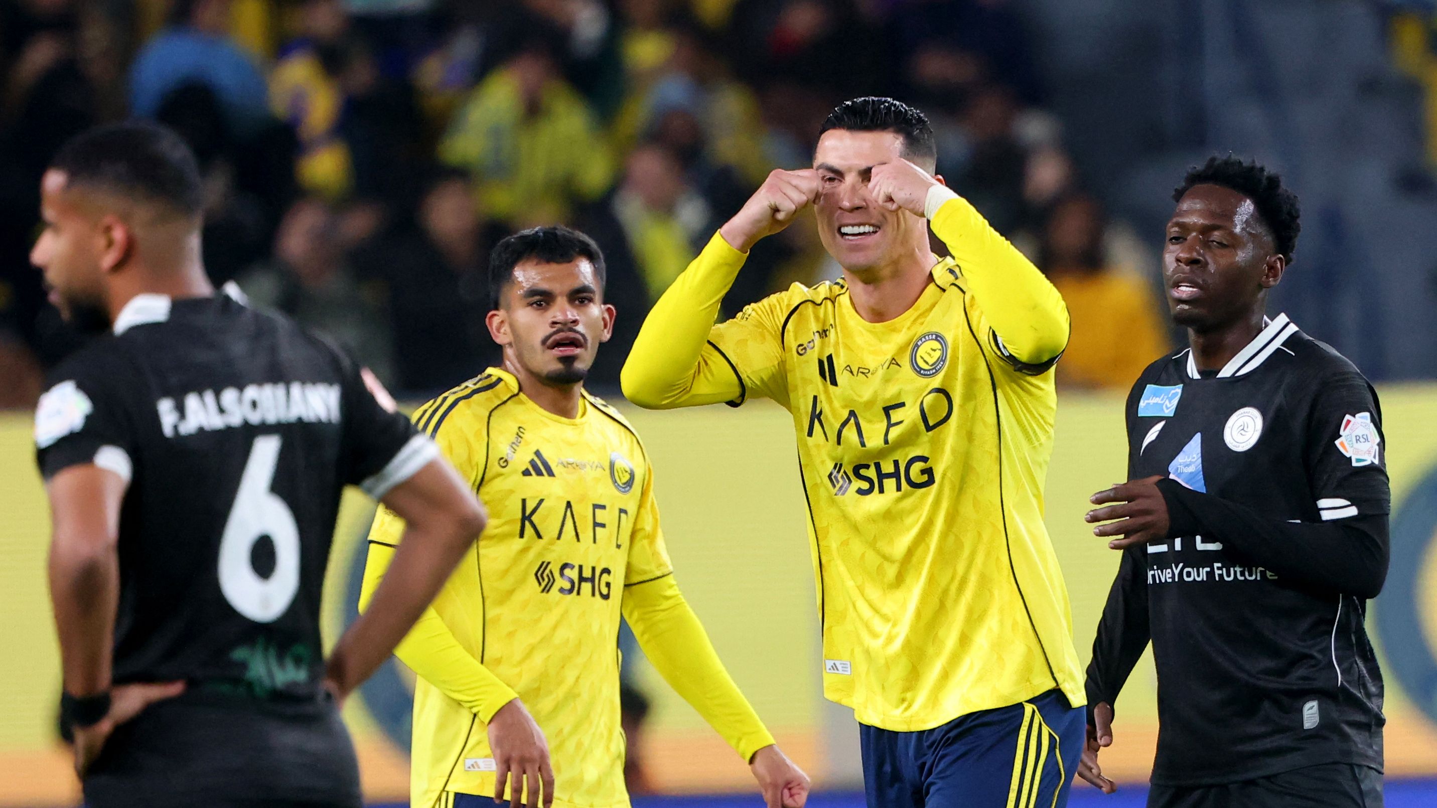 Cristiano Ronaldo crying in Riyadh amid Saudi Pro League controversy and transfer buzz
