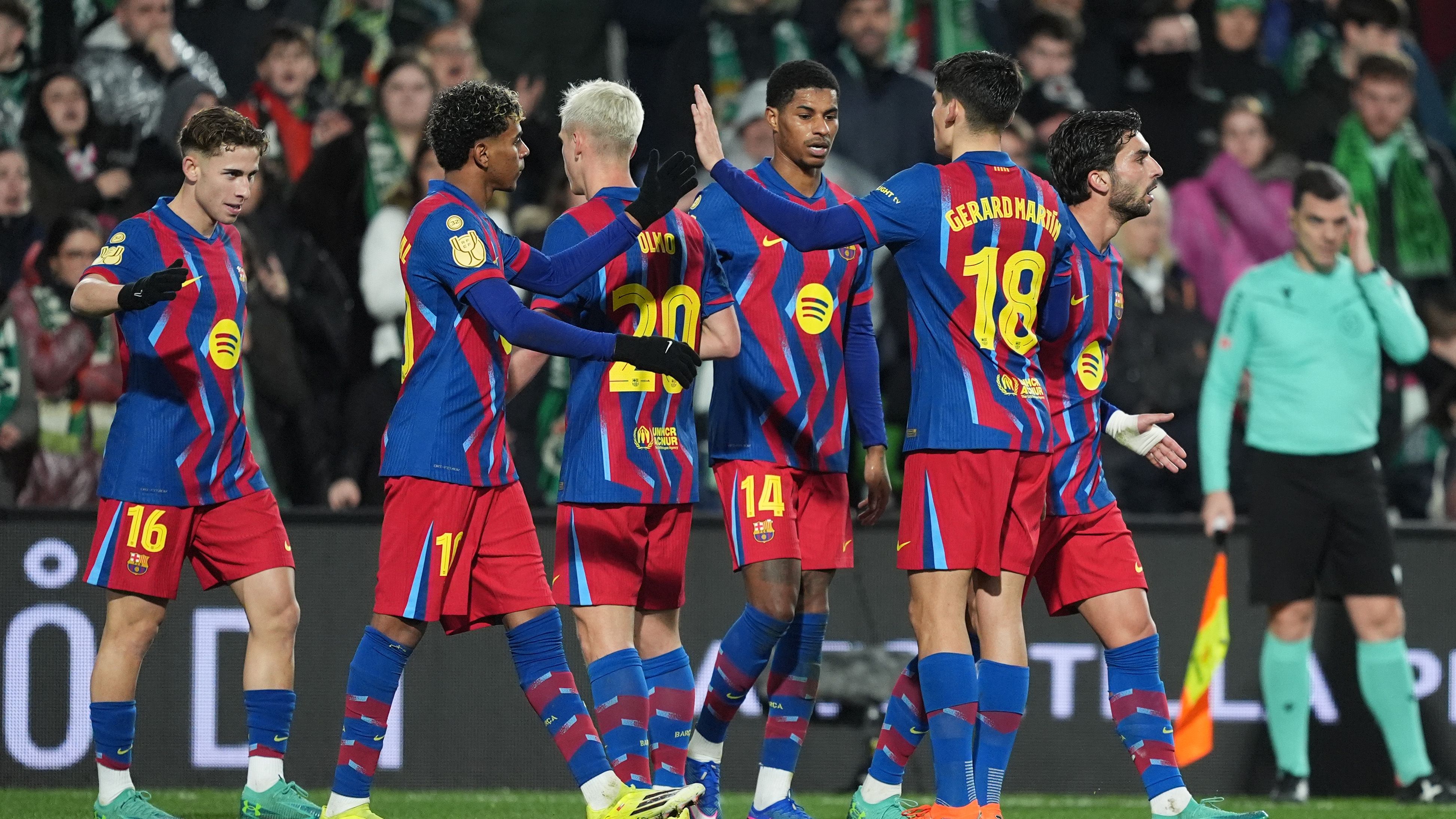 Barça’s Spanish core vs Real Sociedad at Anoeta in La Liga 2026