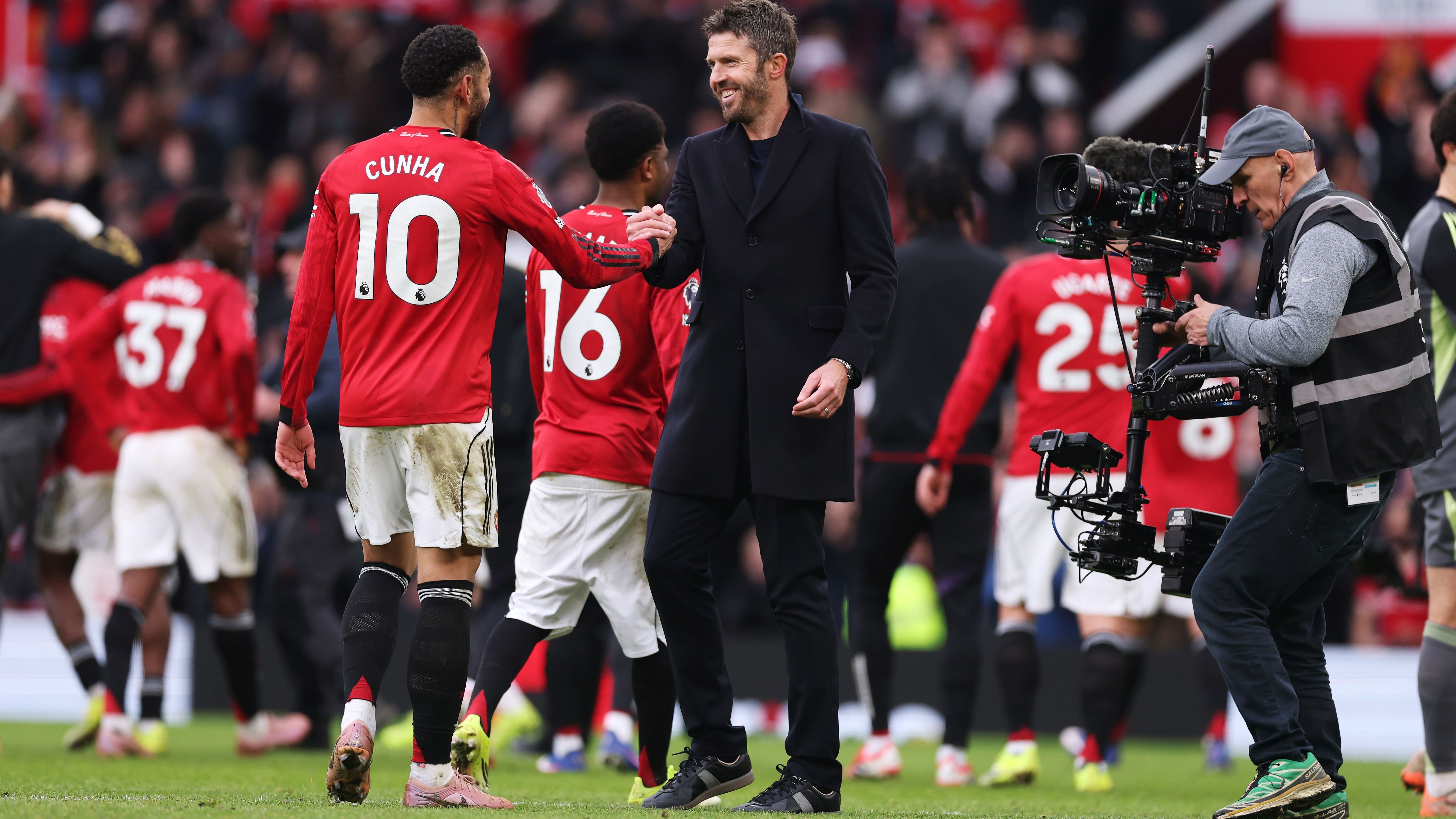 Manchester United vs Manchester City derby at Old Trafford Getty Images