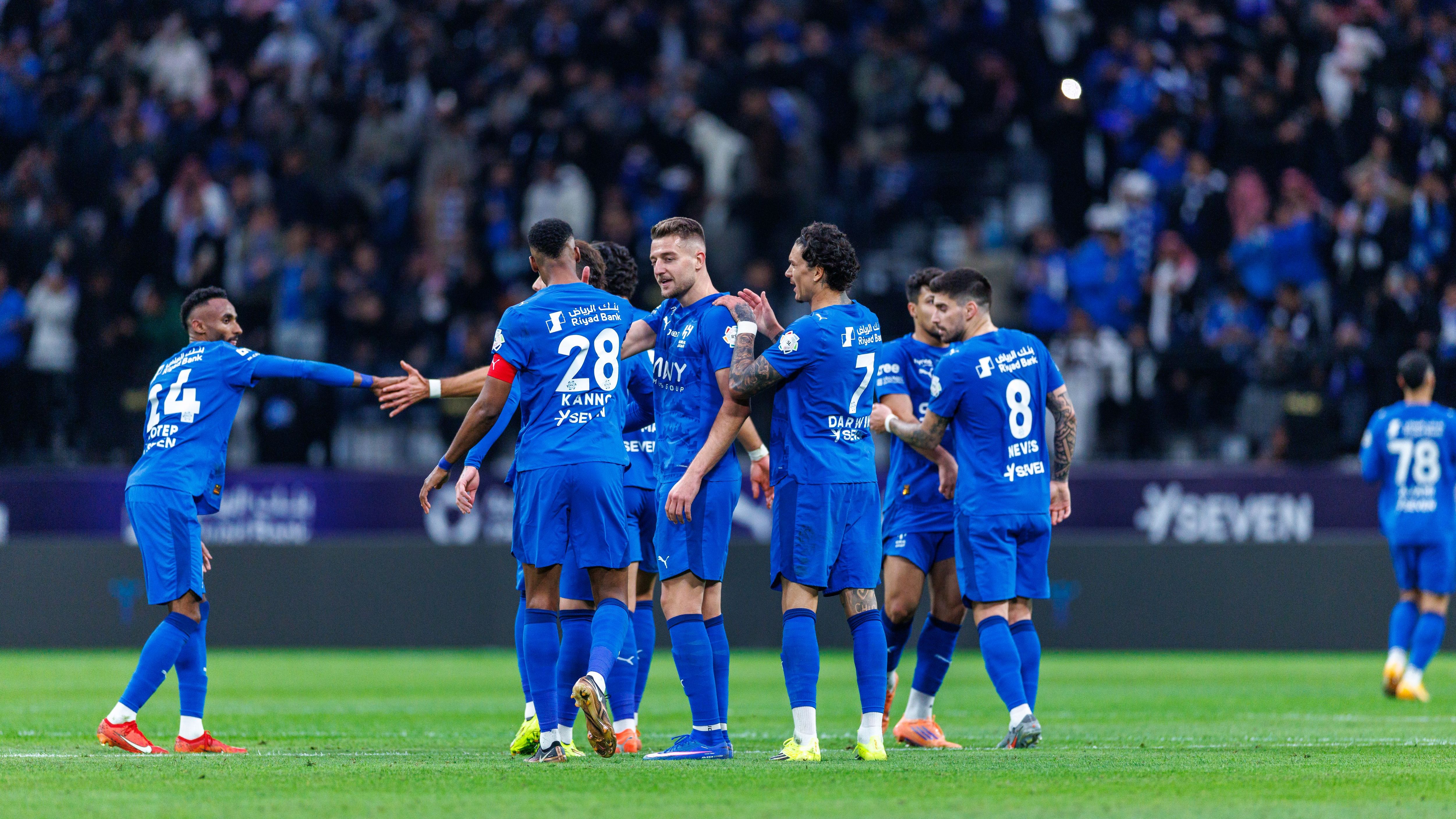 Photo montrant Al Hilal en action lors du Saudi Pro League