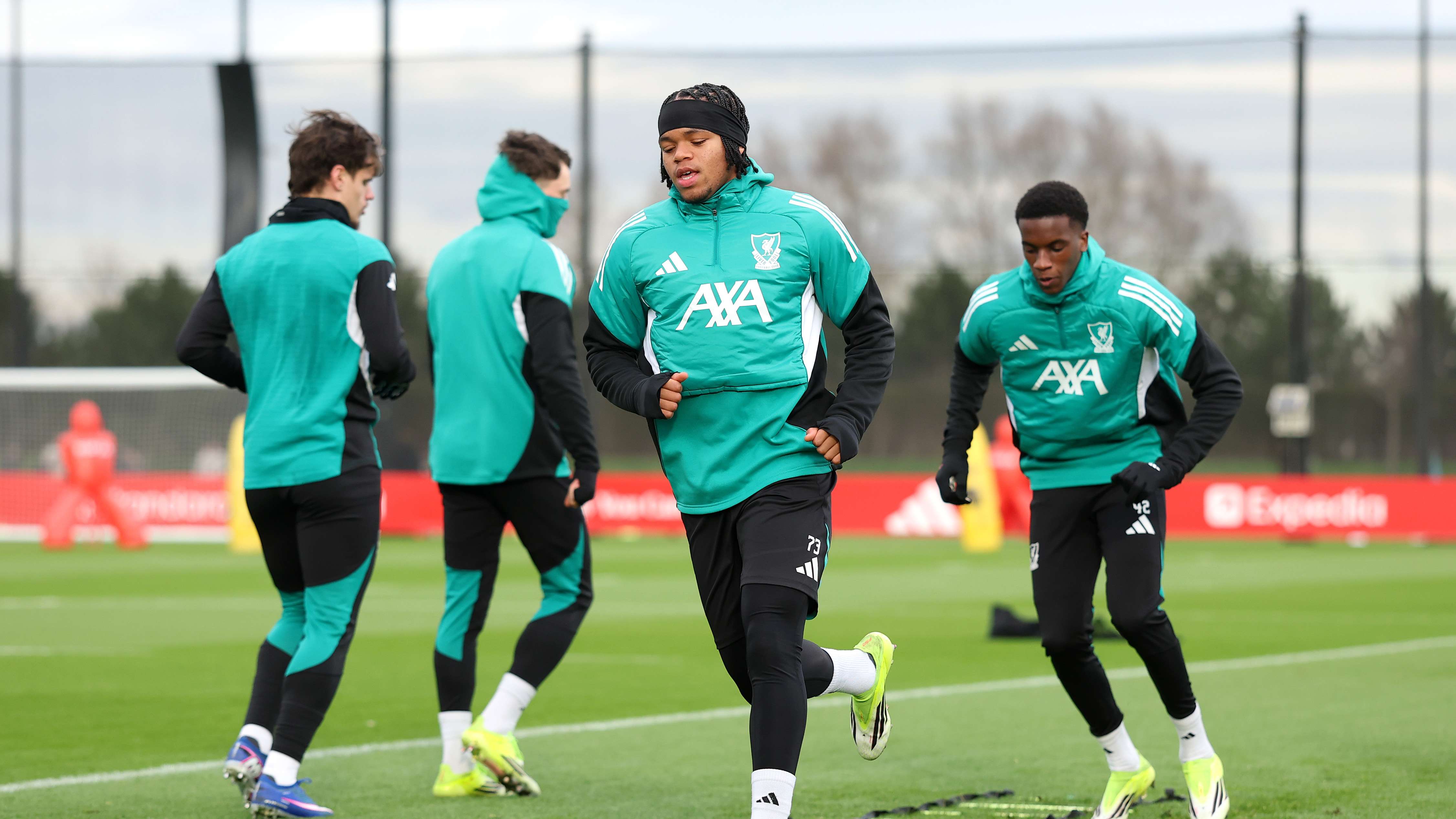 Liverpool FC Training Session And Press Conference - UEFA Champions League 2025/26 League Phase MD7