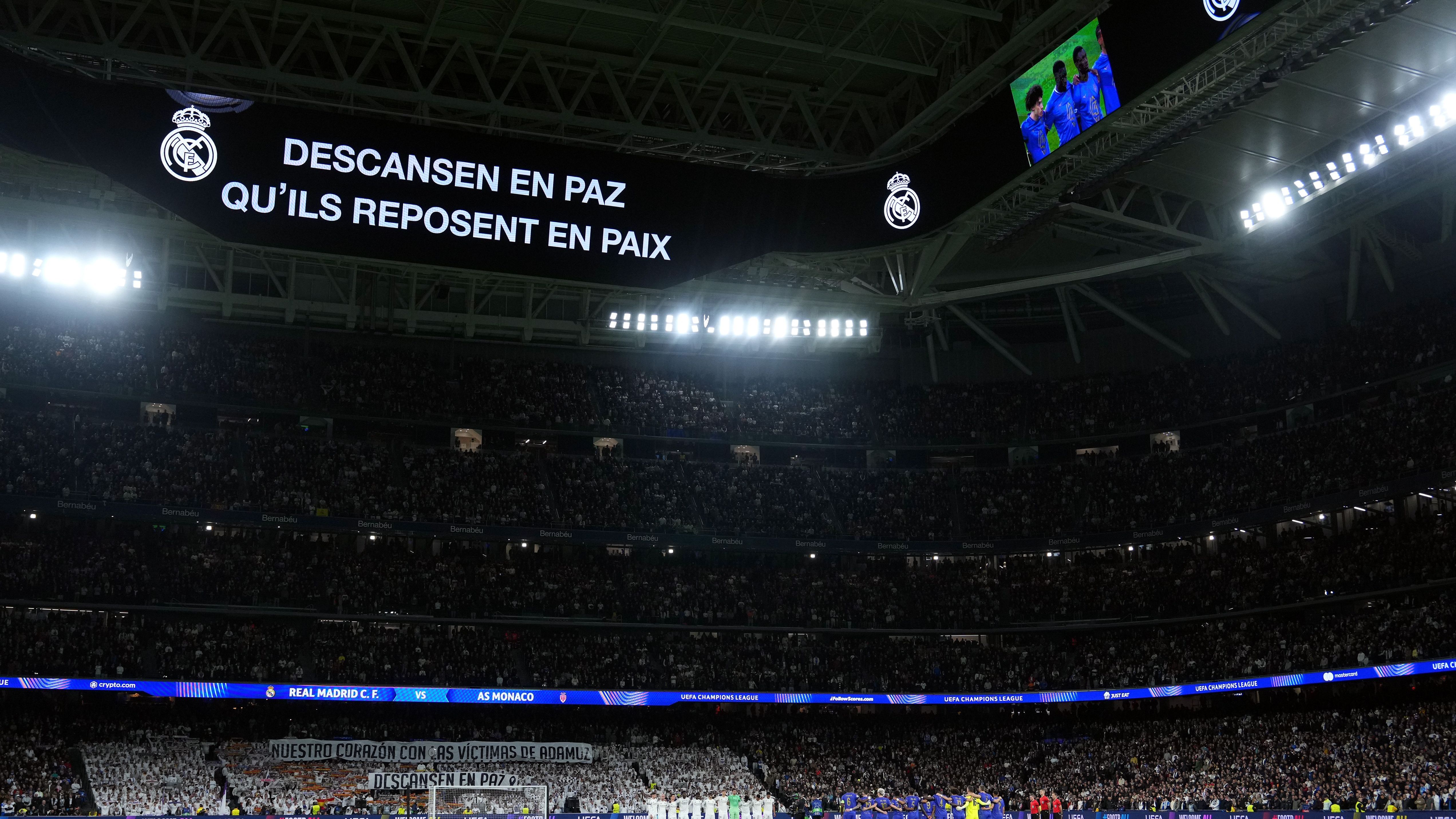 Bernabéu fischi Real Madrid Vallecano, video immagine di protesta