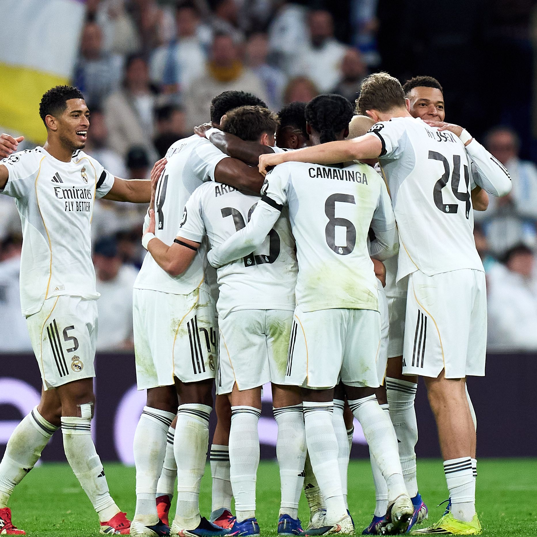 Real Madrid C.F. v AS Monaco - UEFA Champions League 2025/26 League Phase MD7
