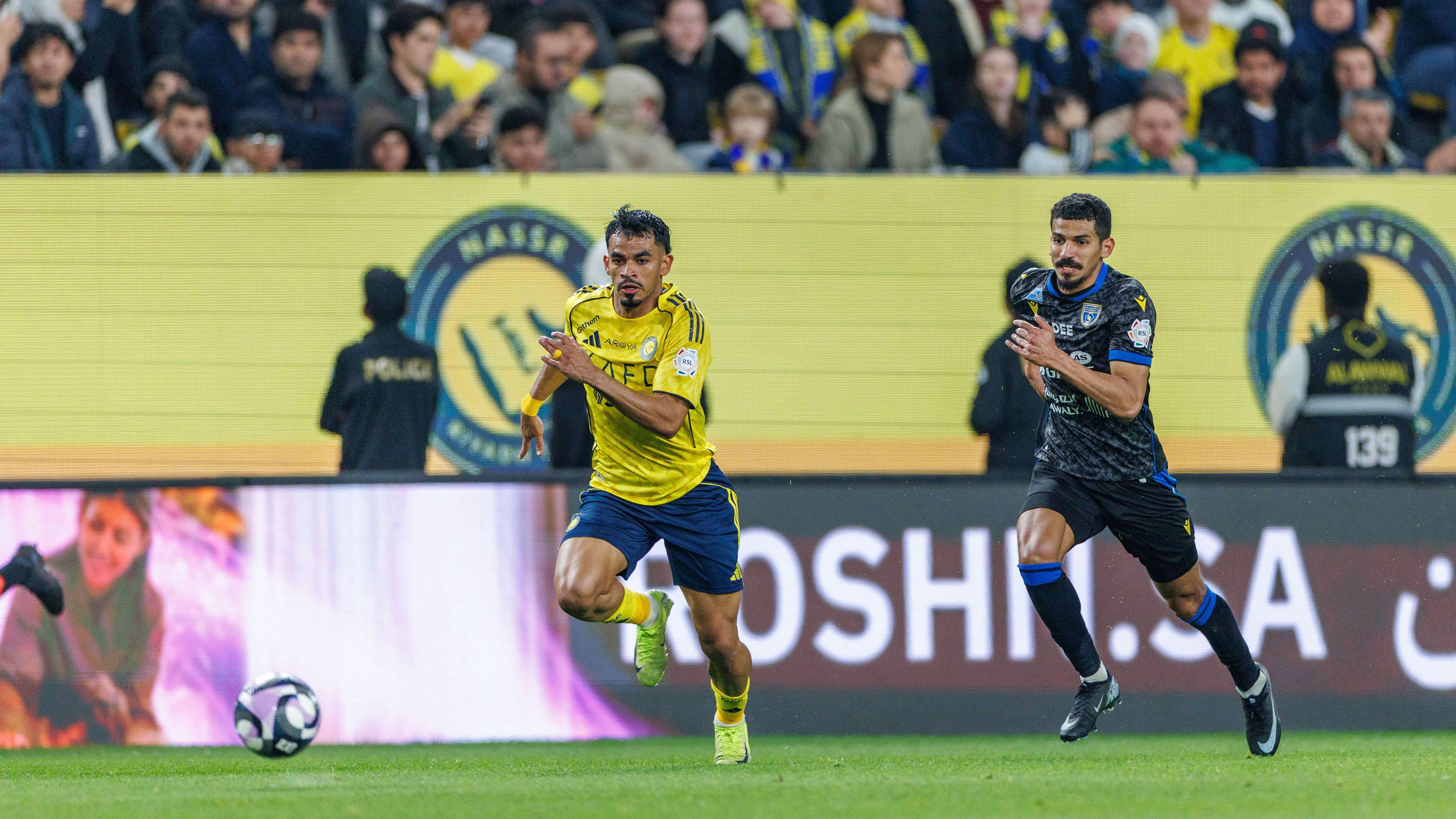 Saad Al-Nasser post-match interview with the VAR referee after Al-Nassr vs Al-Taawoun in the Saudi Pro League