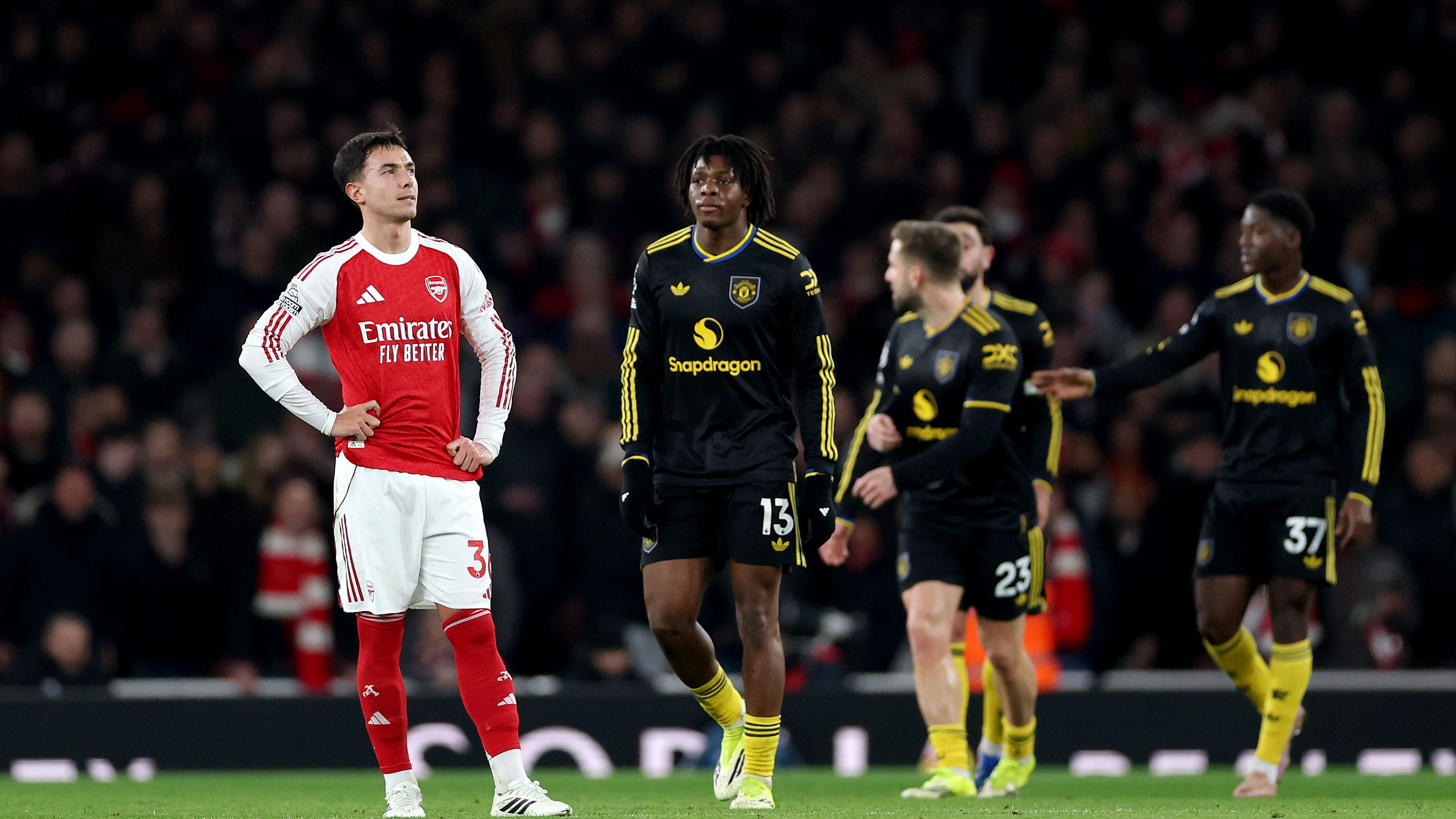 Arsenal contre Manchester United au stade Emirates