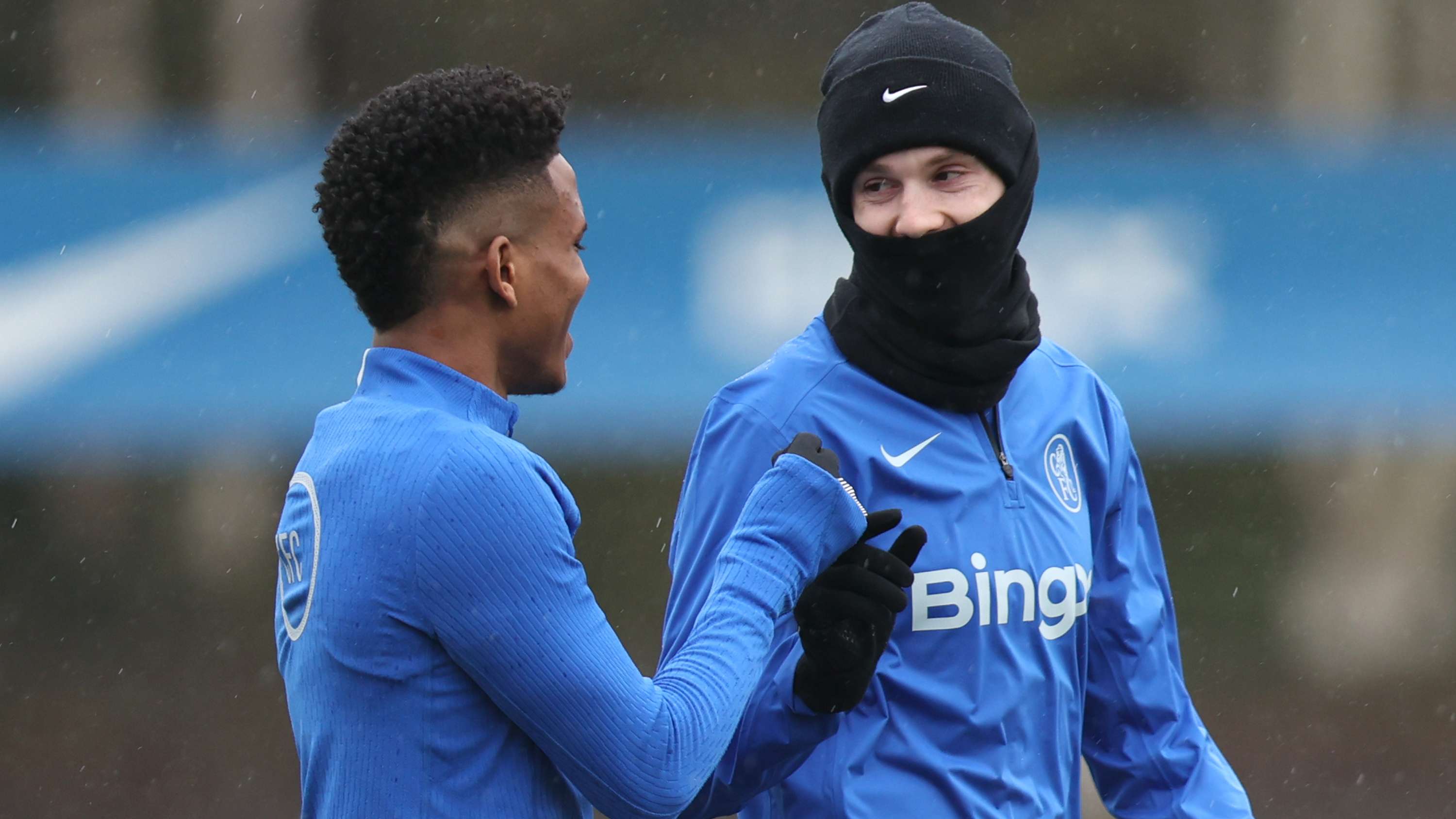 Chelsea FC Training Session And Press Conference - UEFA Champions League 2025/26 League Phase MD8