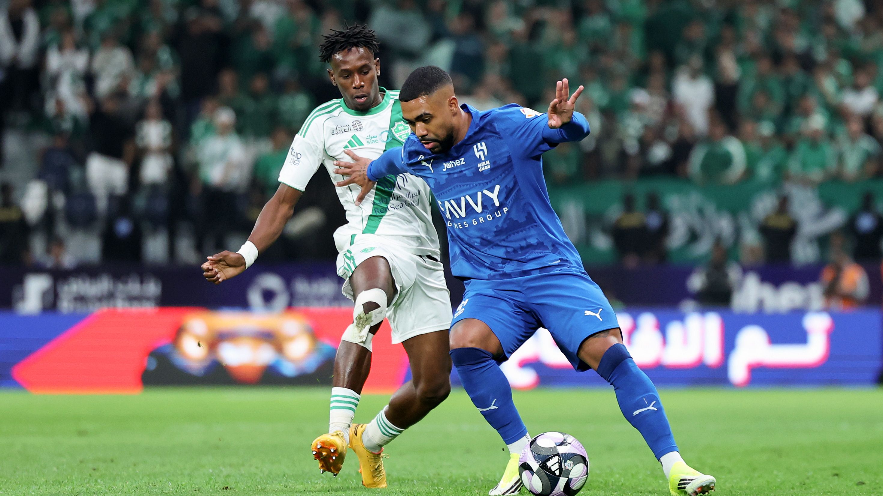 Malcolm bench moment with Inzaghi in Al Hilal vs Al Ahli Saudi Pro League