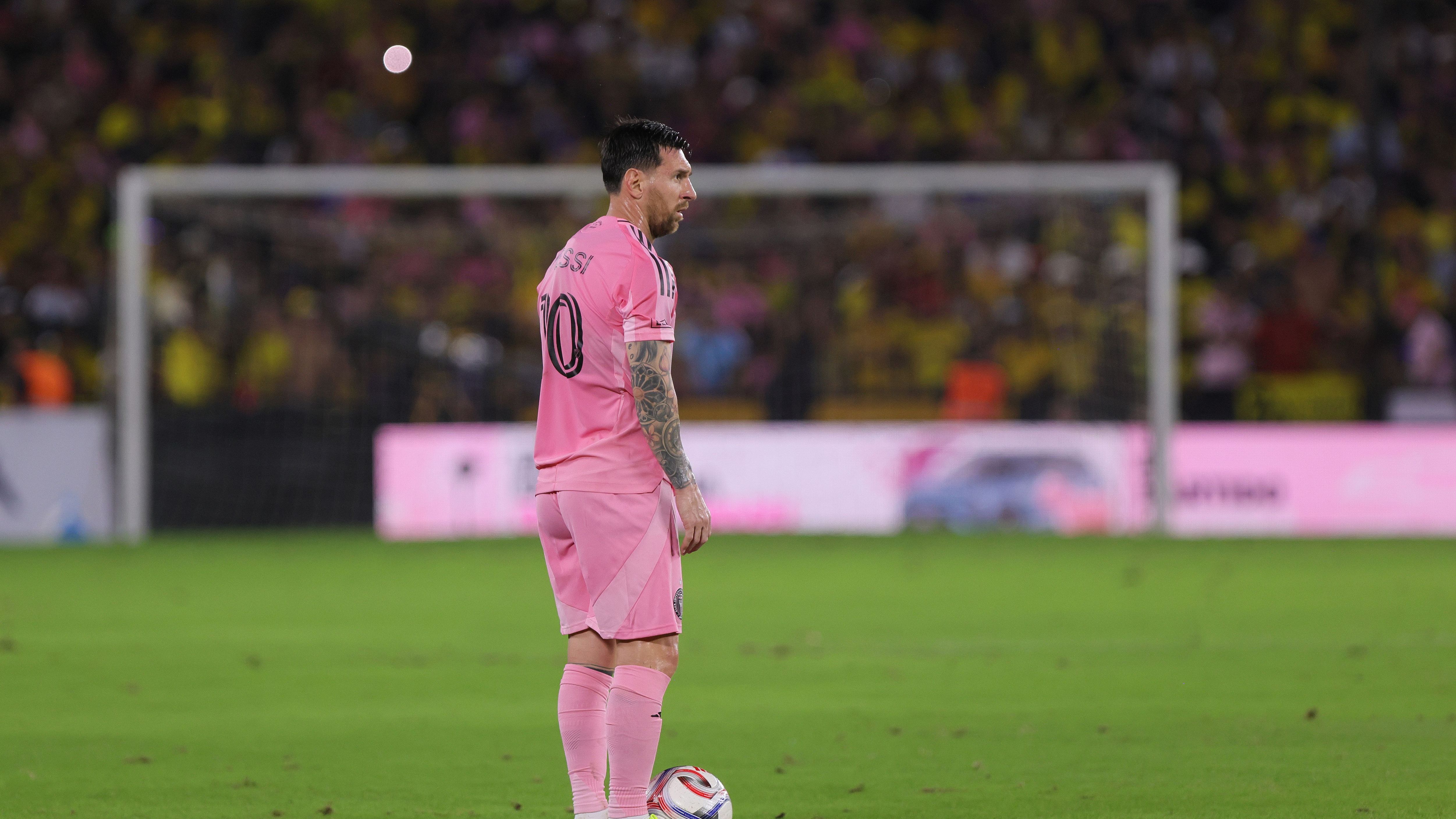 Lionel Messi Inter Miami left hamstring injury Getty Images
