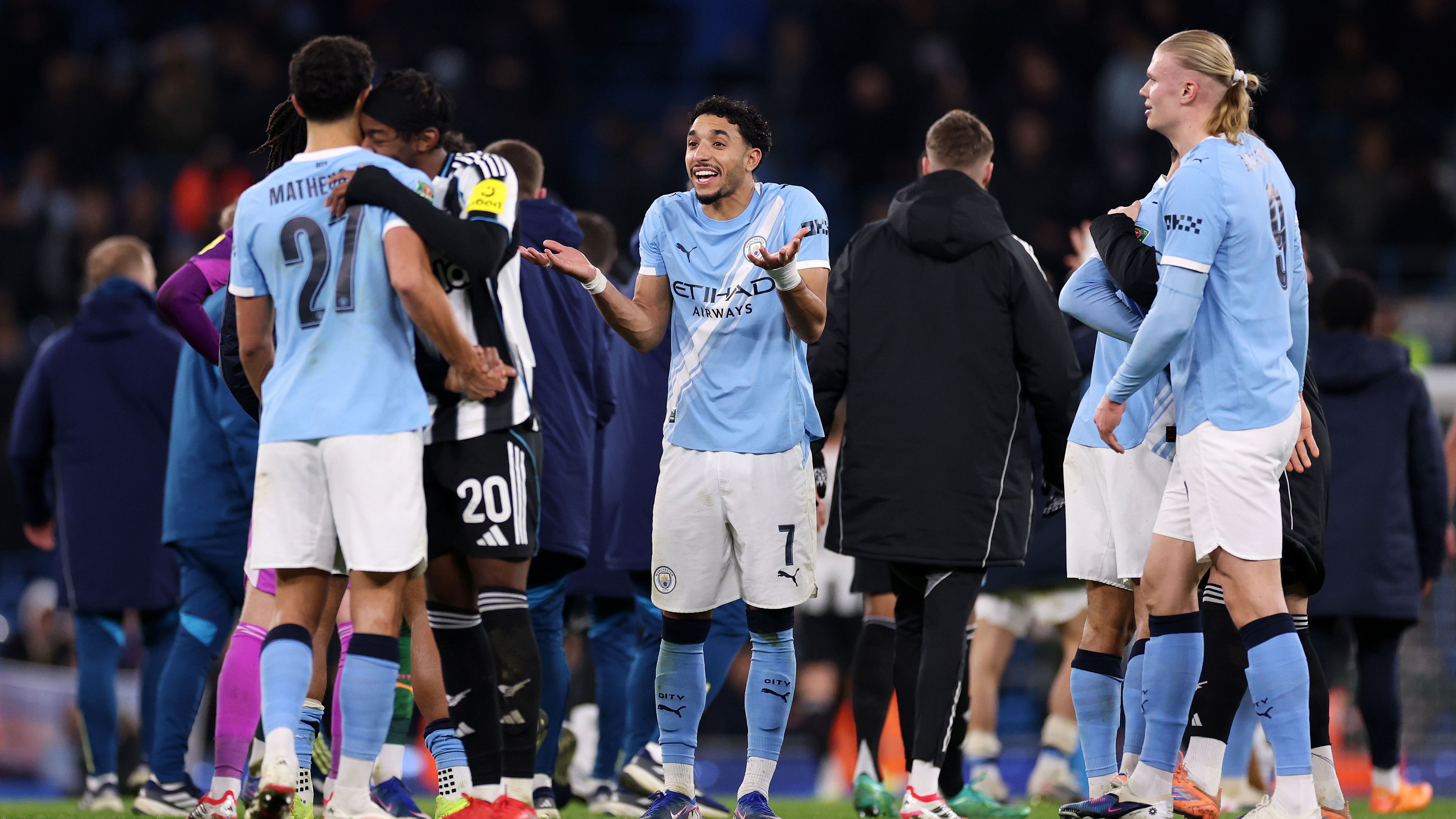 Manchester City v Newcastle United - Carabao Cup Semi Final Second Leg