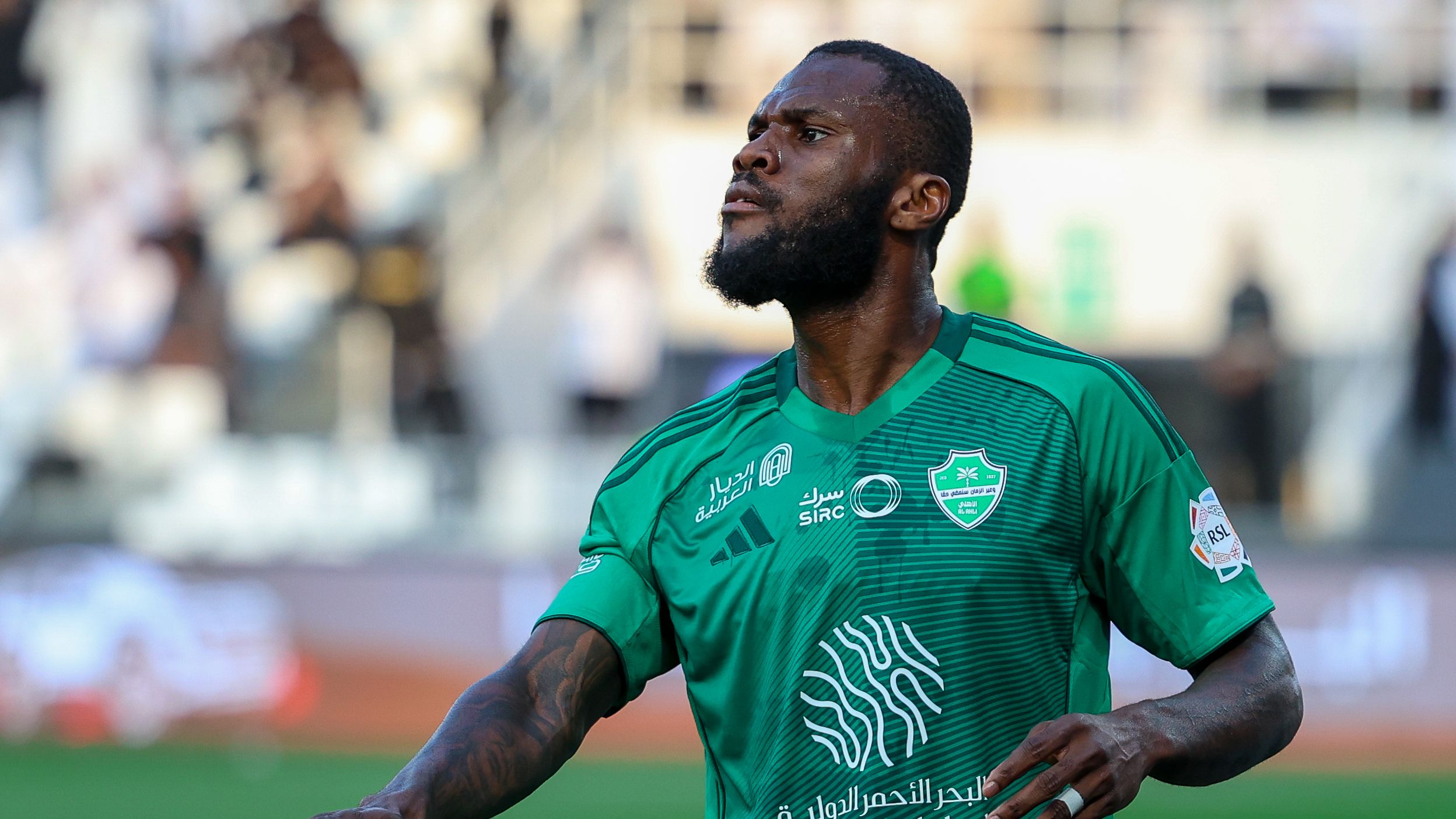 Franck Kessié con la camiseta del Al Ahli en la Saudi Pro League