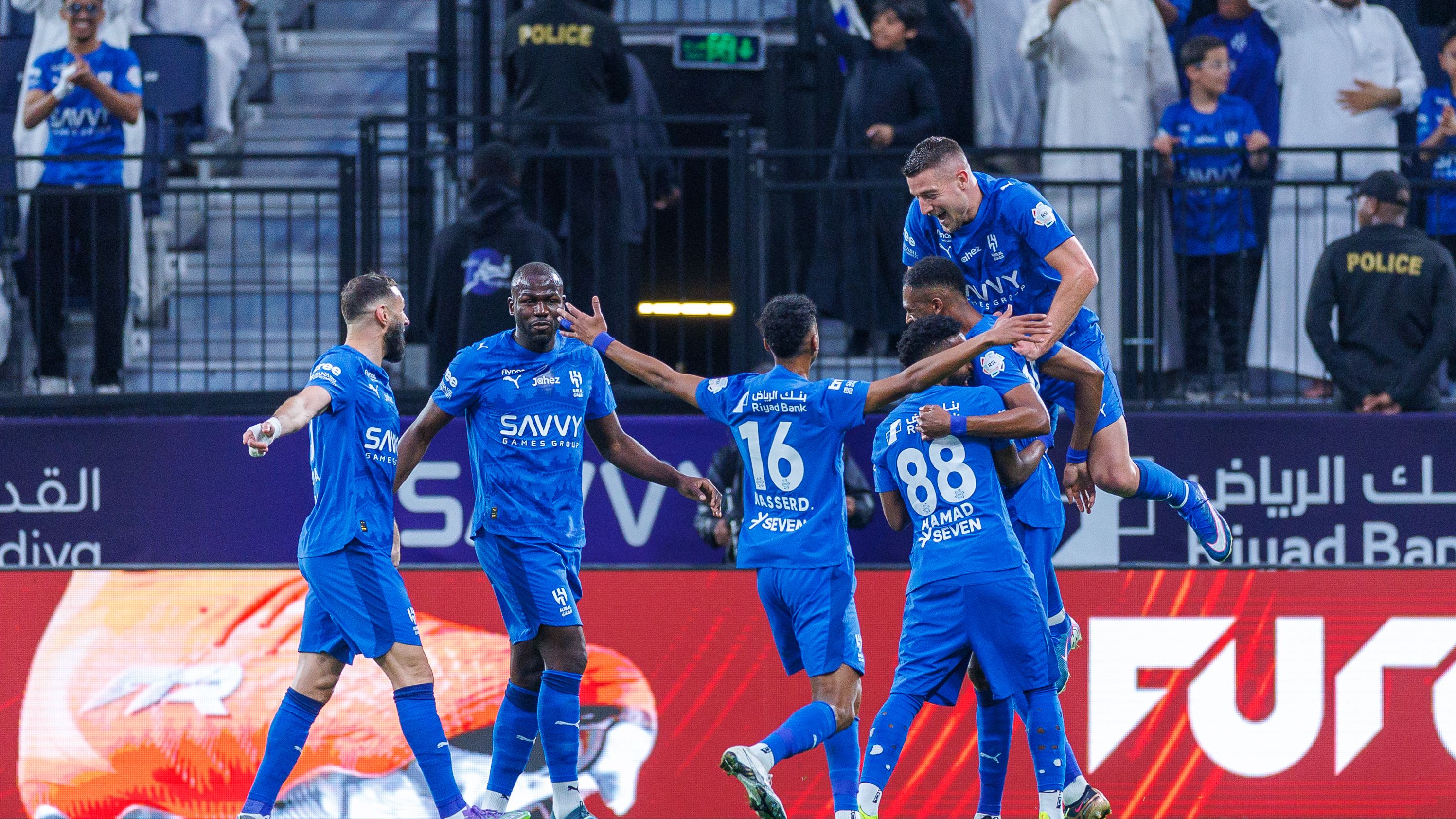 Al Hilal vs Al Ittihad clash in Saudi Pro League Getty Images